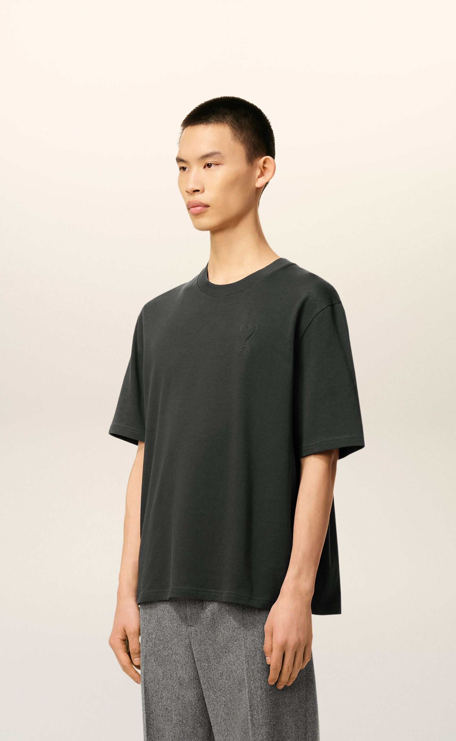 BIG ADC EMBOSSED ANTHRACITE T-SHIRT