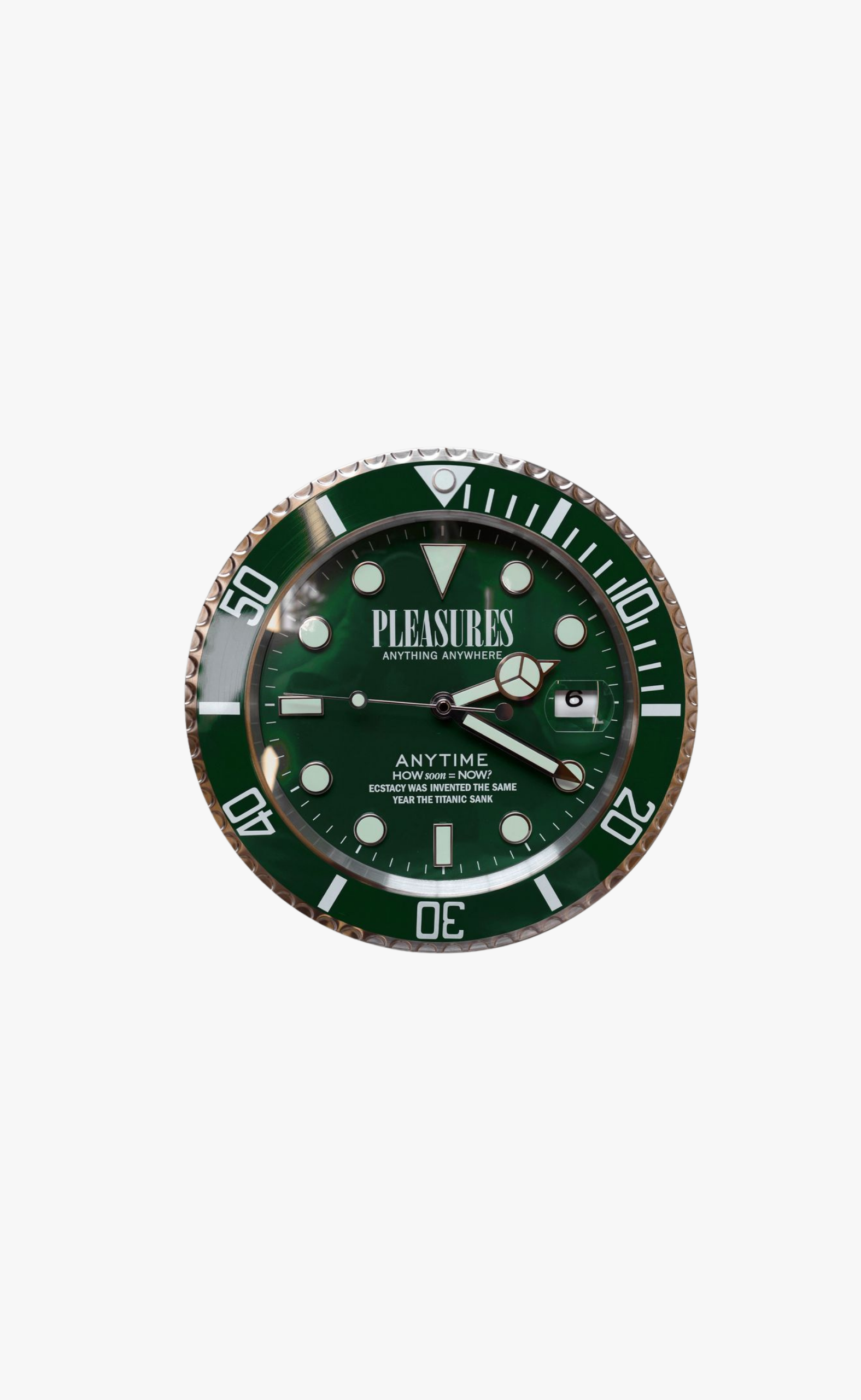 ANYTIME GREEN CLOCK