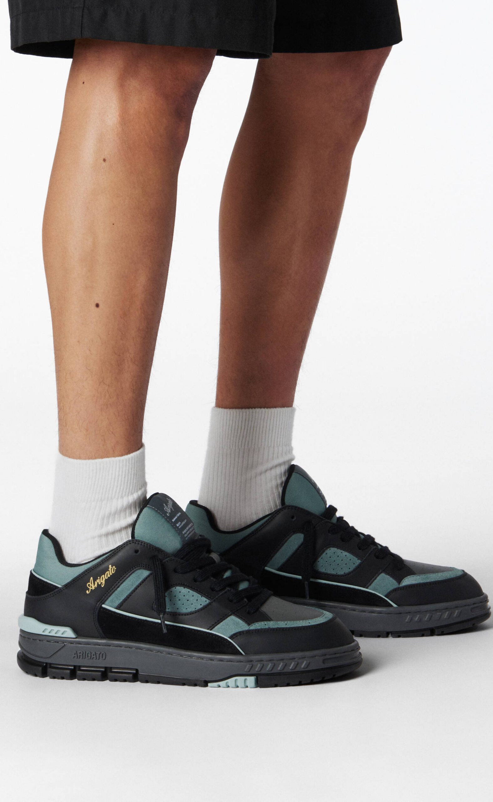 AREA LO BLACK GREEN SNEAKER