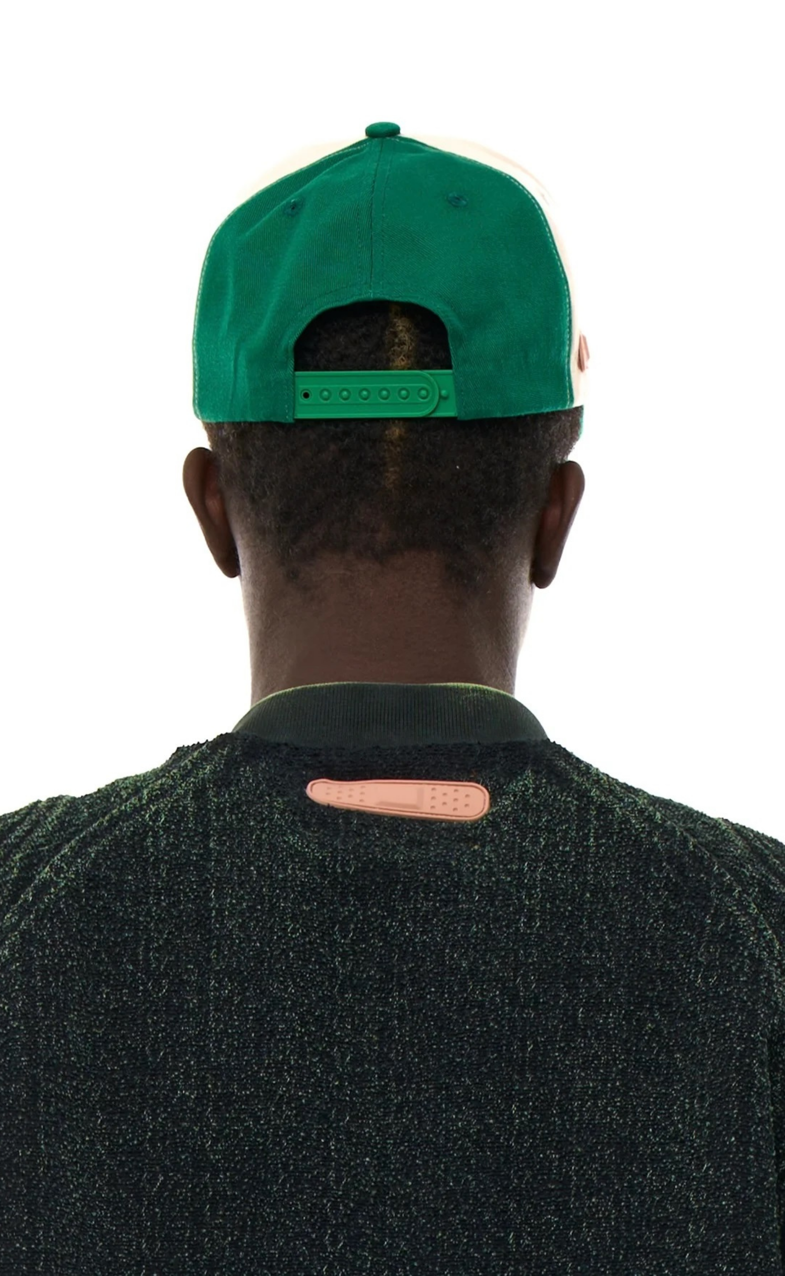 BASEBALL X CREAM GREEN HAT