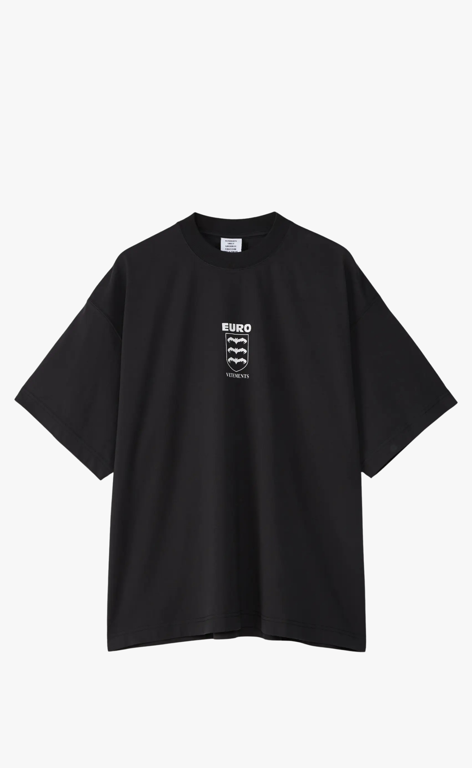 BATS LOGO REGULAR WASHED BLACKT-SHIRT