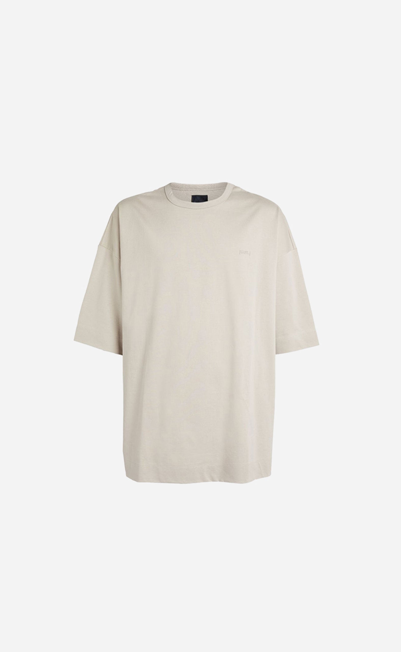BEIGE GRAPHIC OVER FIT HS TSHIRT