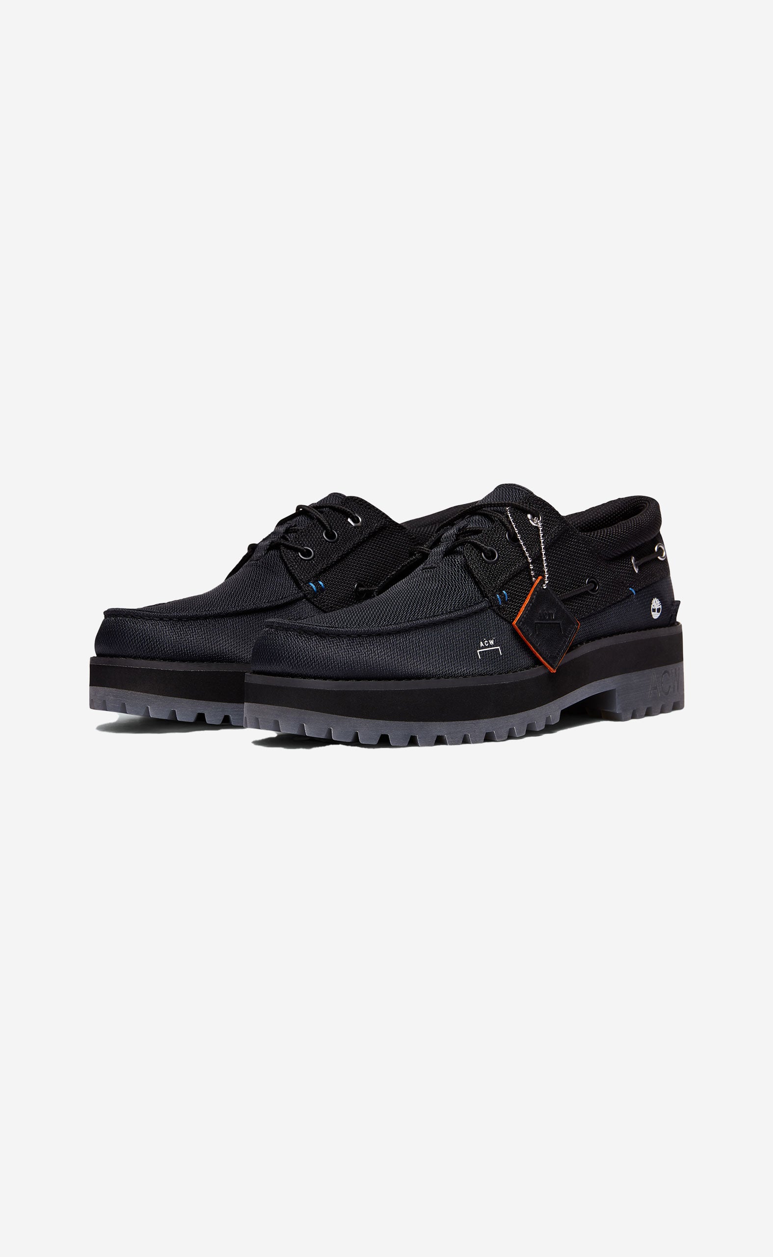 BLACK ACW x TBL 3 EYE LUG BOAT SHOE