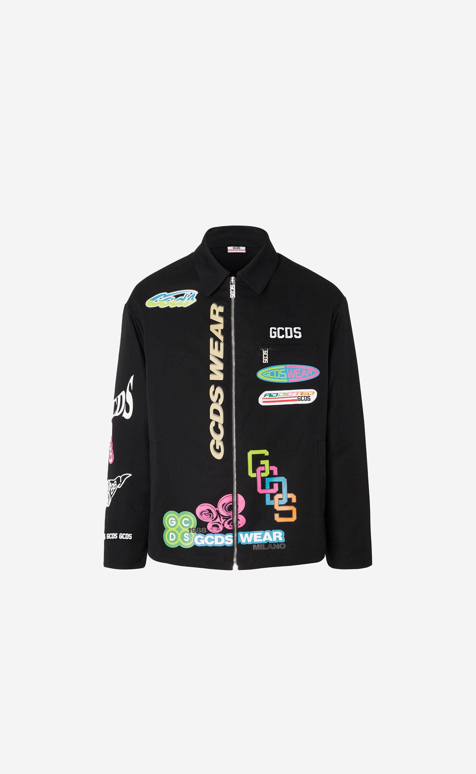 BLACK GCDS HENTAI CANVAS COACH JACKET