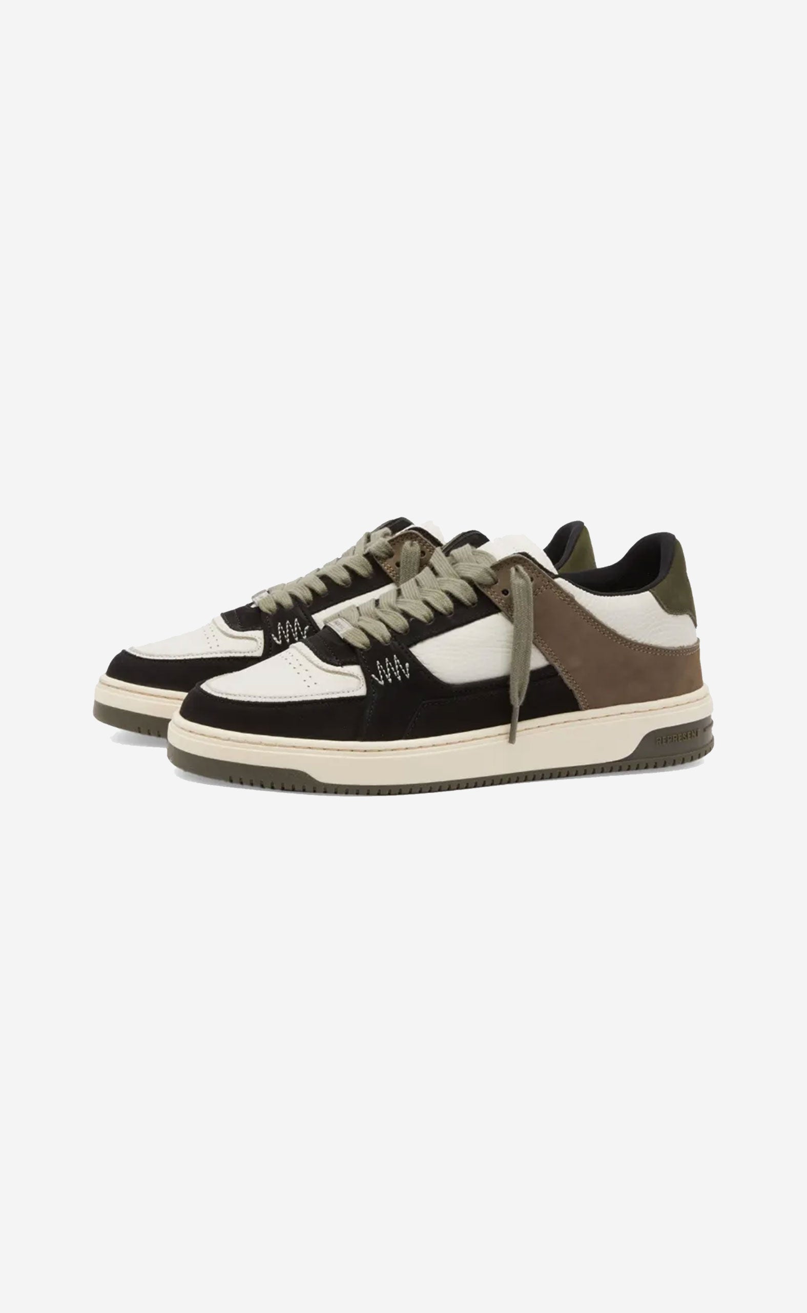 BLACK HAZEL OLIVE APEX SNEAKERS