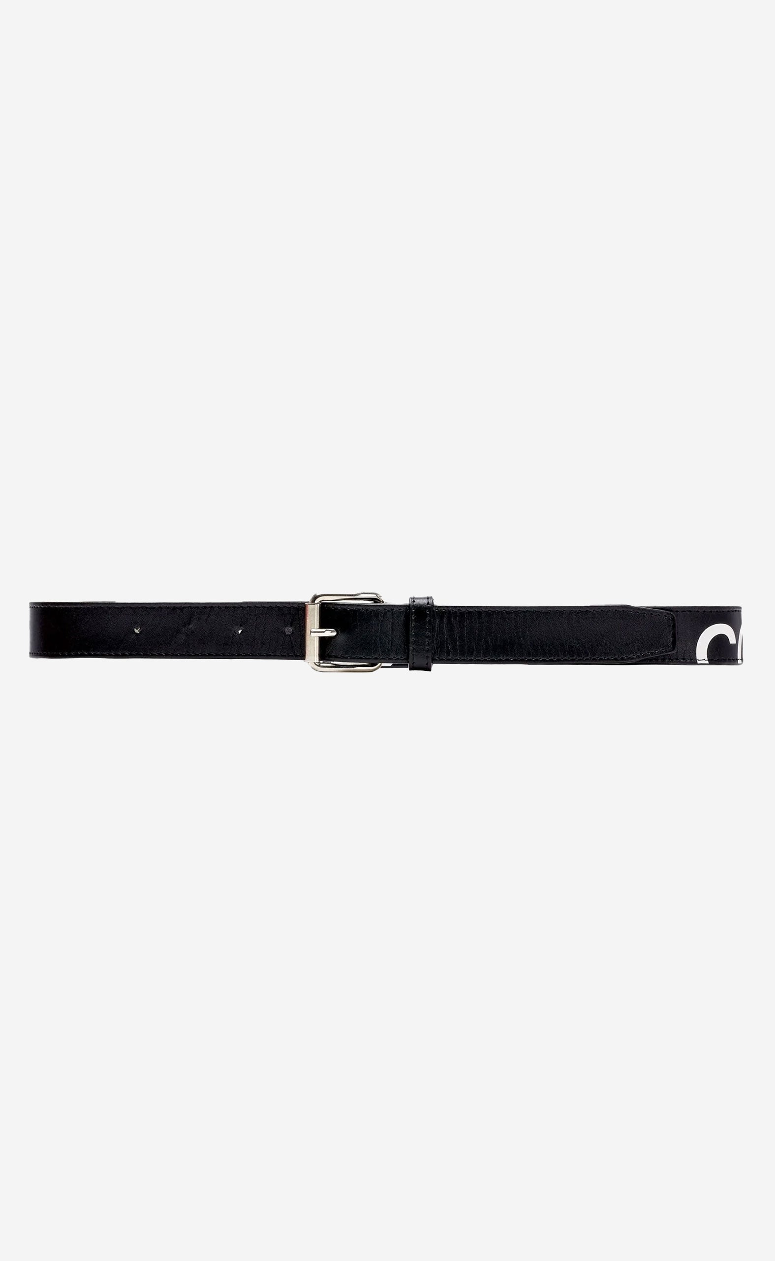 BLACK HUGE LOGO BELT