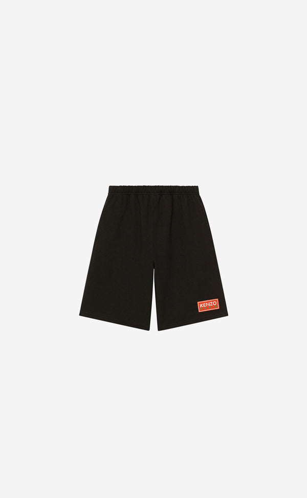 BLACK KENZO PARIS LOGO CLASSIC SHORT