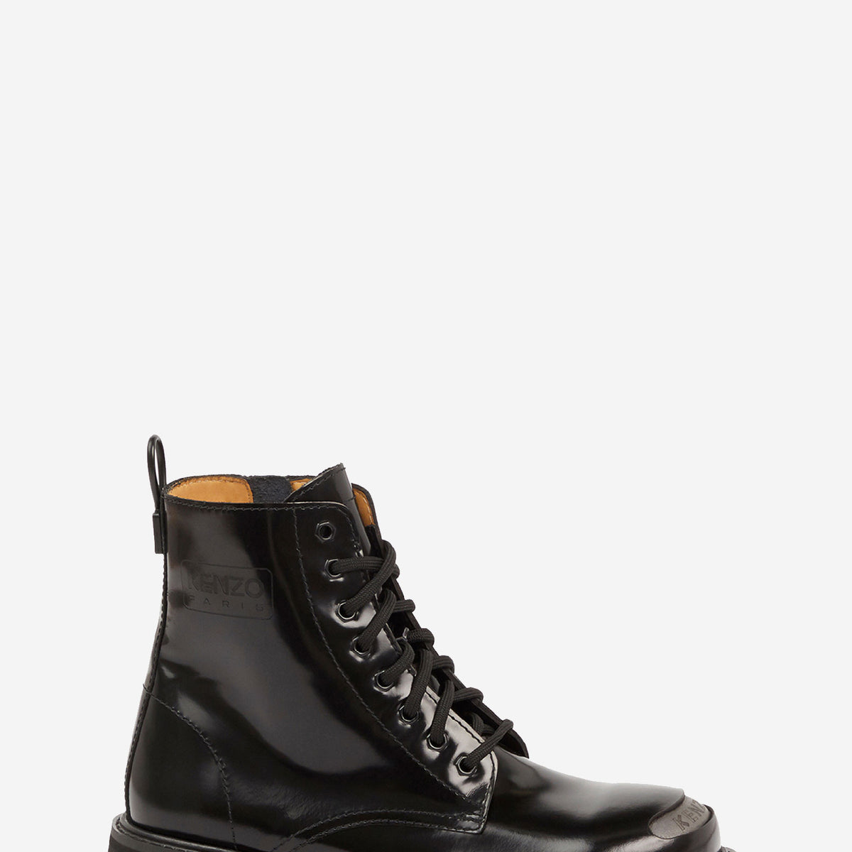 KENZO Homme Black Italian Suede Leather lace up dress boots size 43 or US 10 Ankle Boots Kenzo Mens Boots Leather Hiking Boots UKIO Kenzo  main image 2