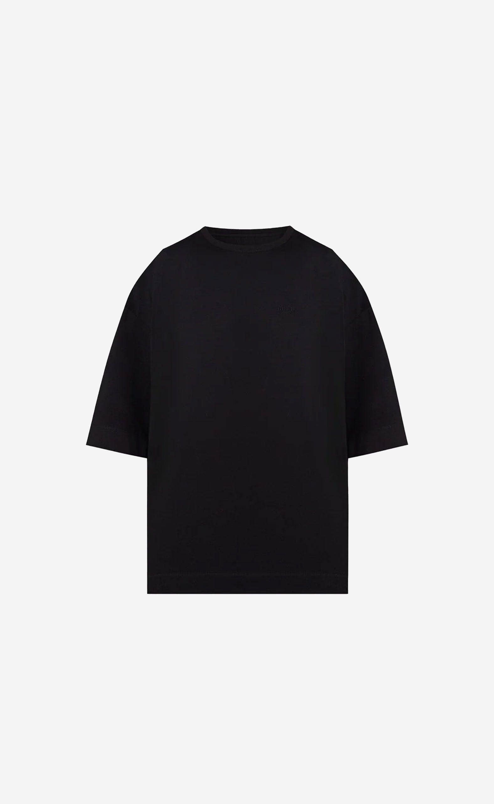 BLACK OVER FIT GRAPHIC T-SHIRTS