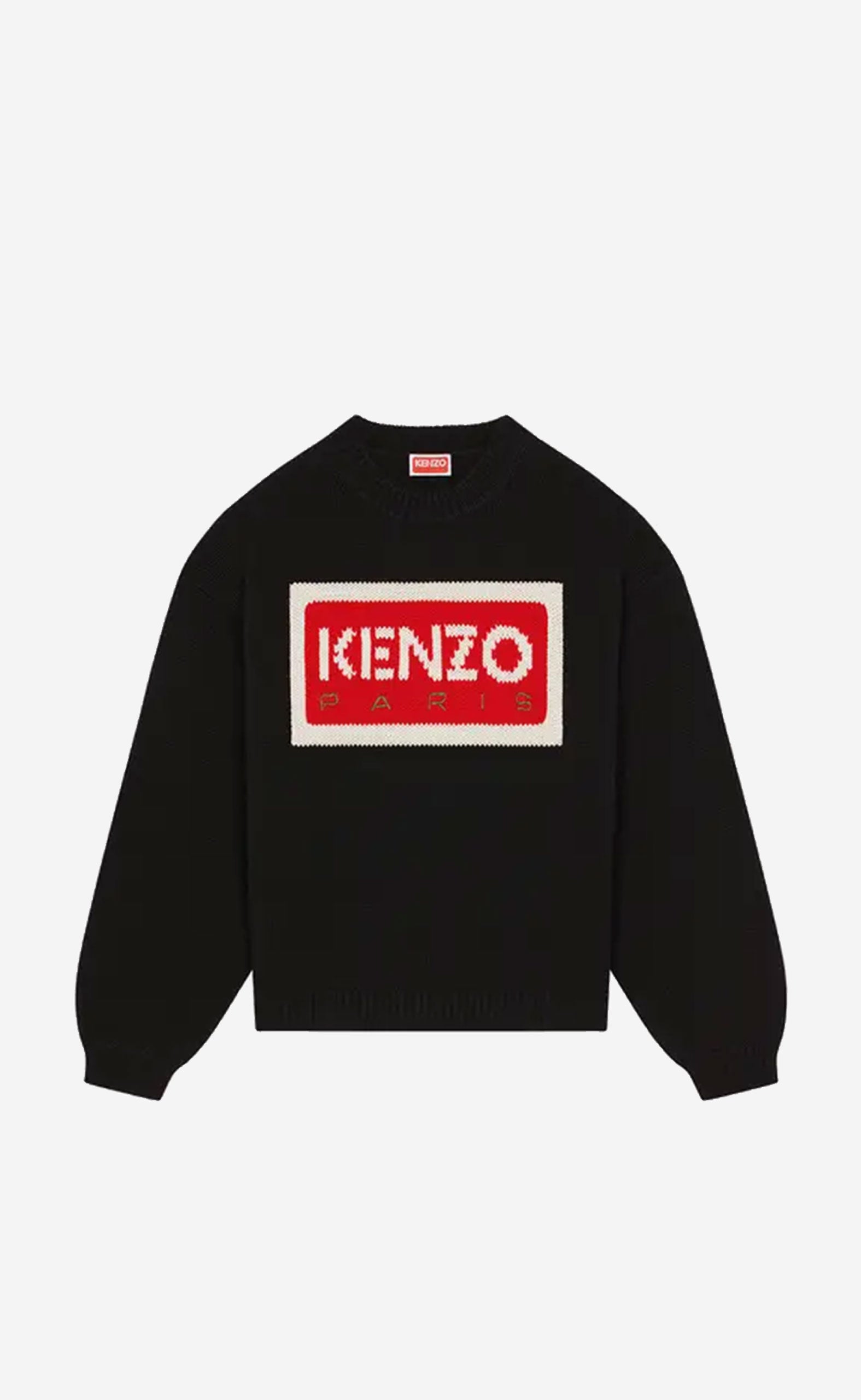 BLACK TRICOLOR KENZO PARIS JUMPER