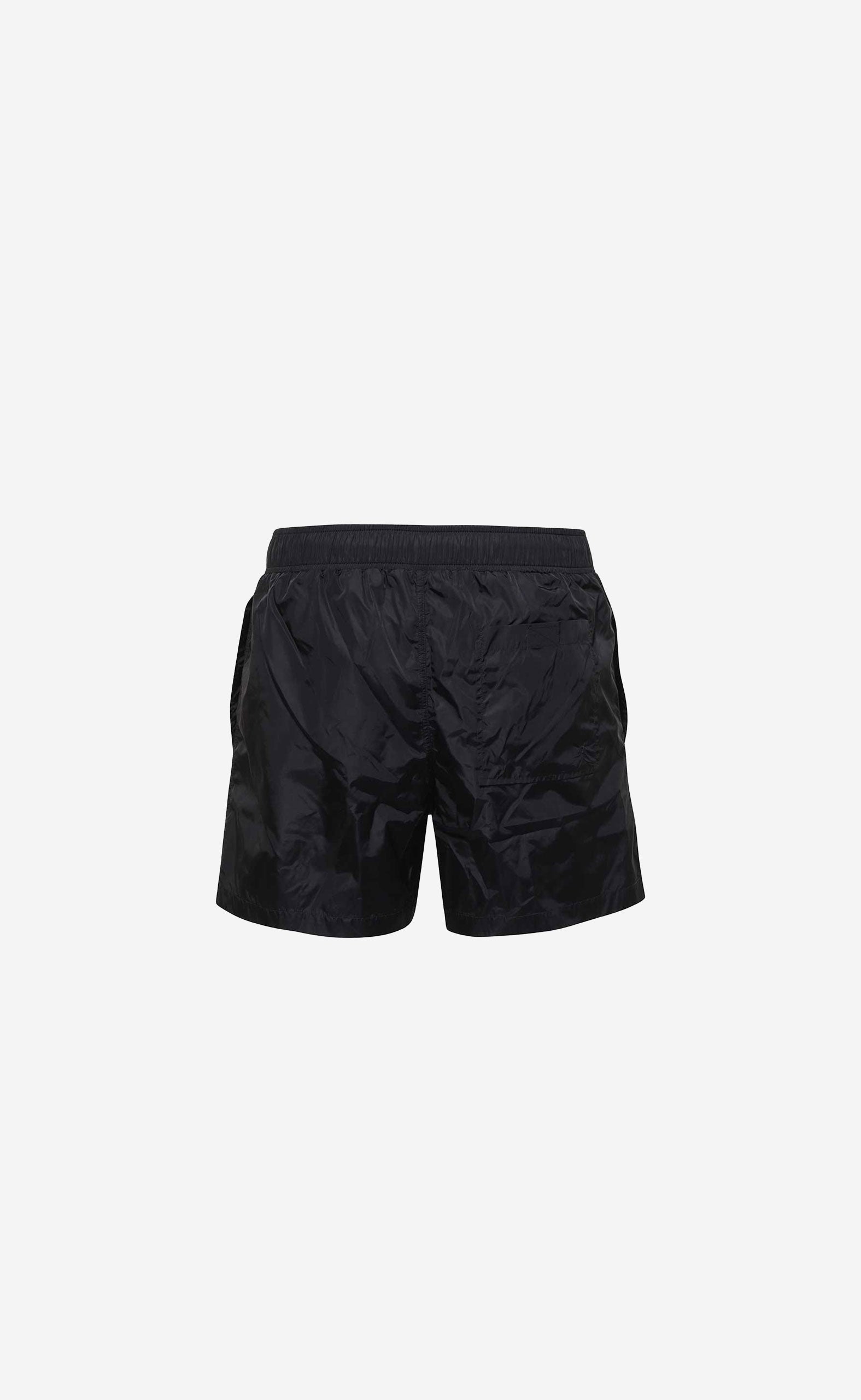 BLACK VETEMENTS LOGO SWIMSHORTS