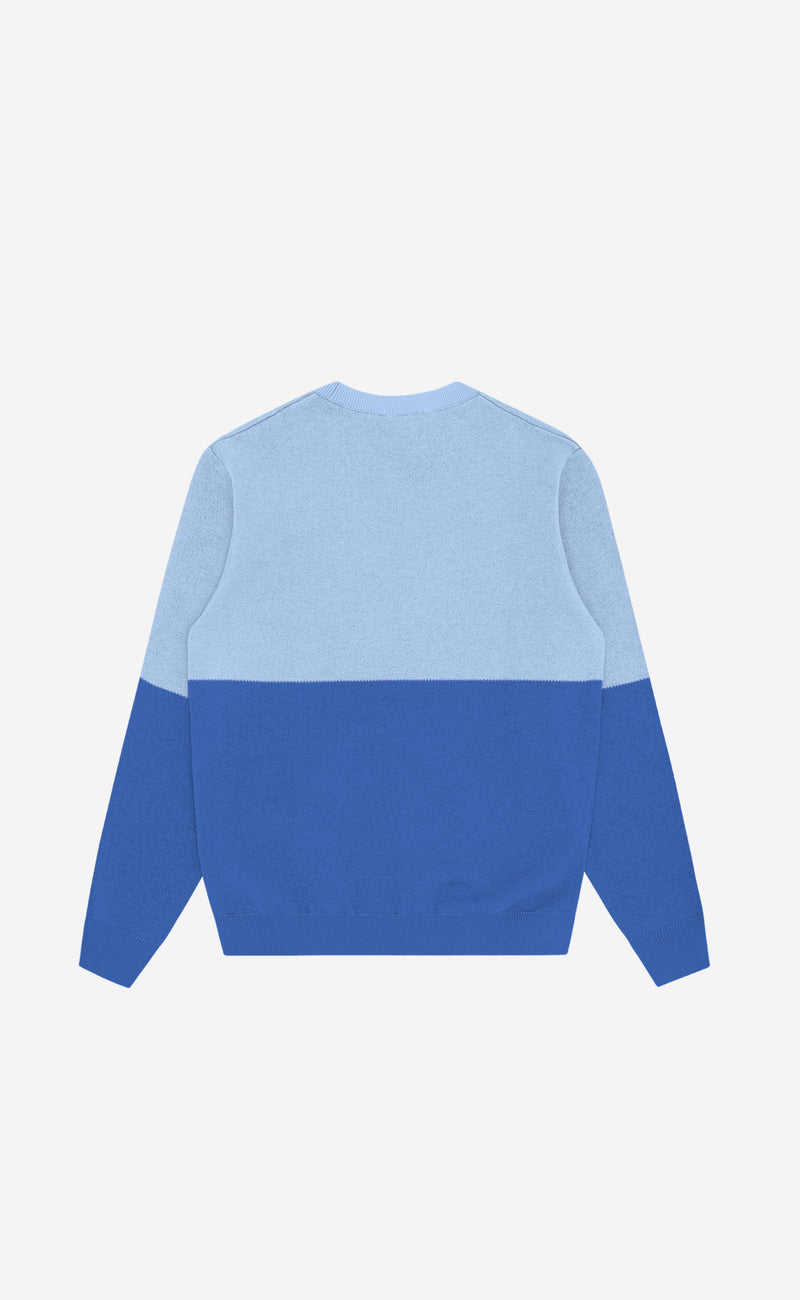 BLUE CONE KNITTED JUMPER