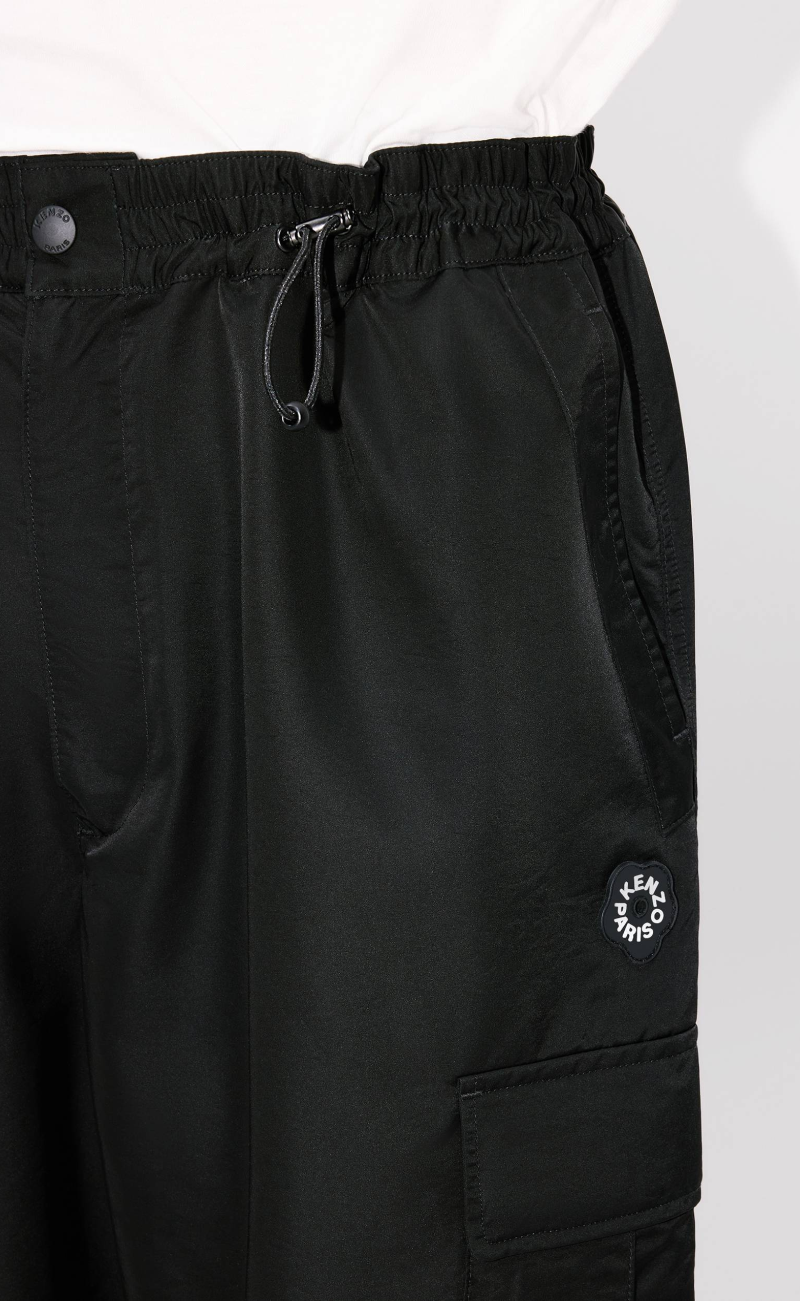 BOKE FLOWER 2.0 CARGO BLACK PANTS