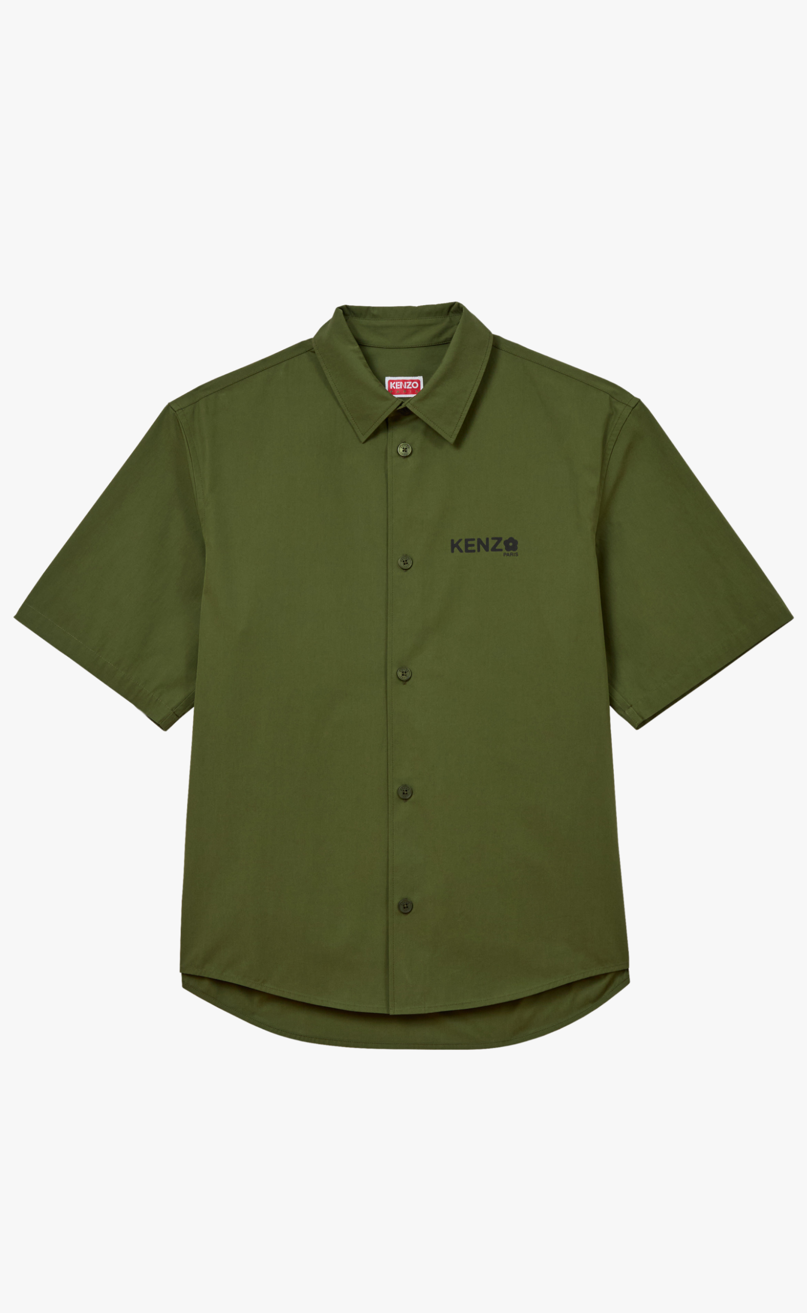 BOKE FLOWER 2.0 SHORT SLEEVE KHAKI SHIRT