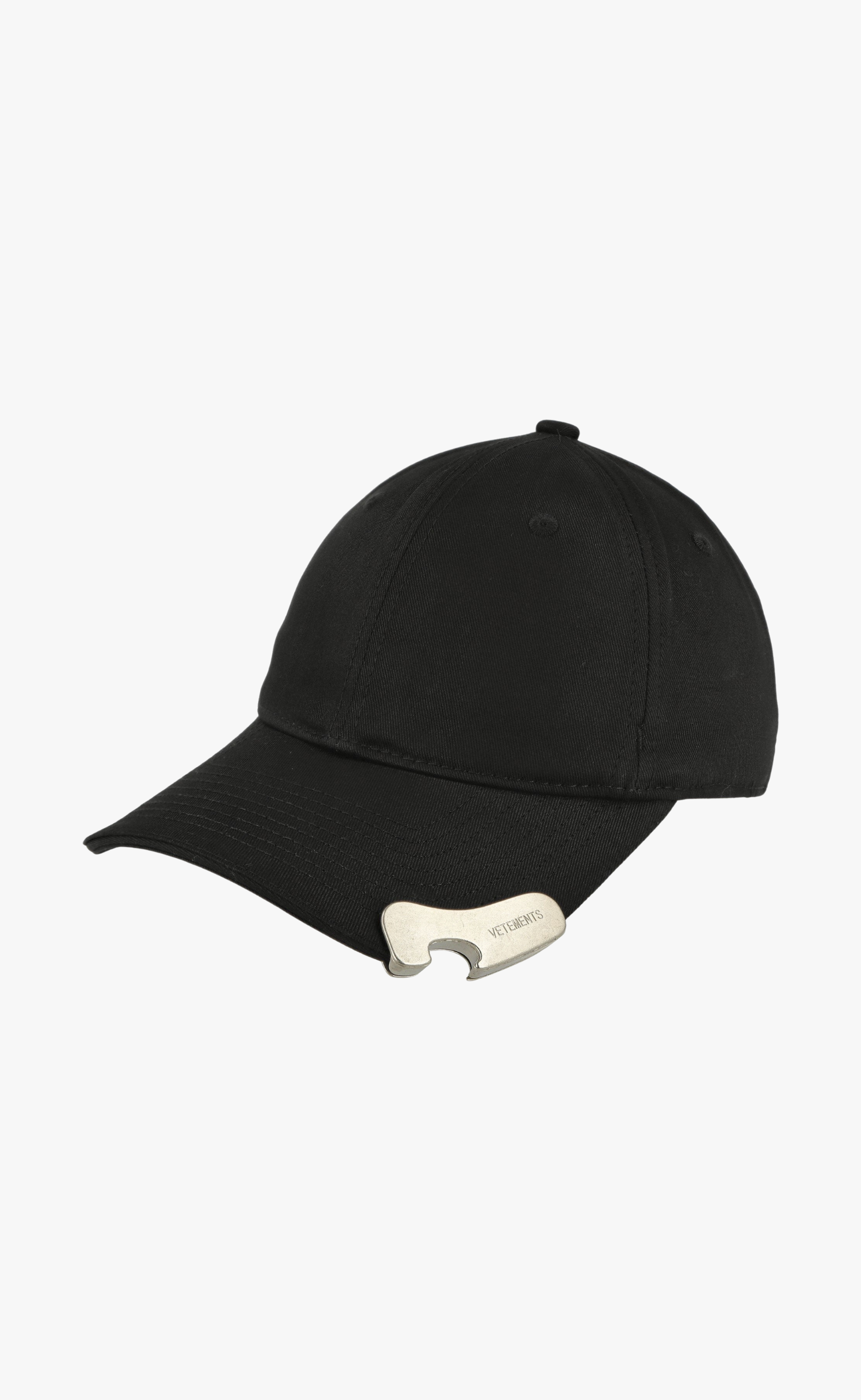 BOTTLE OPENER BLACK SILVER HAT