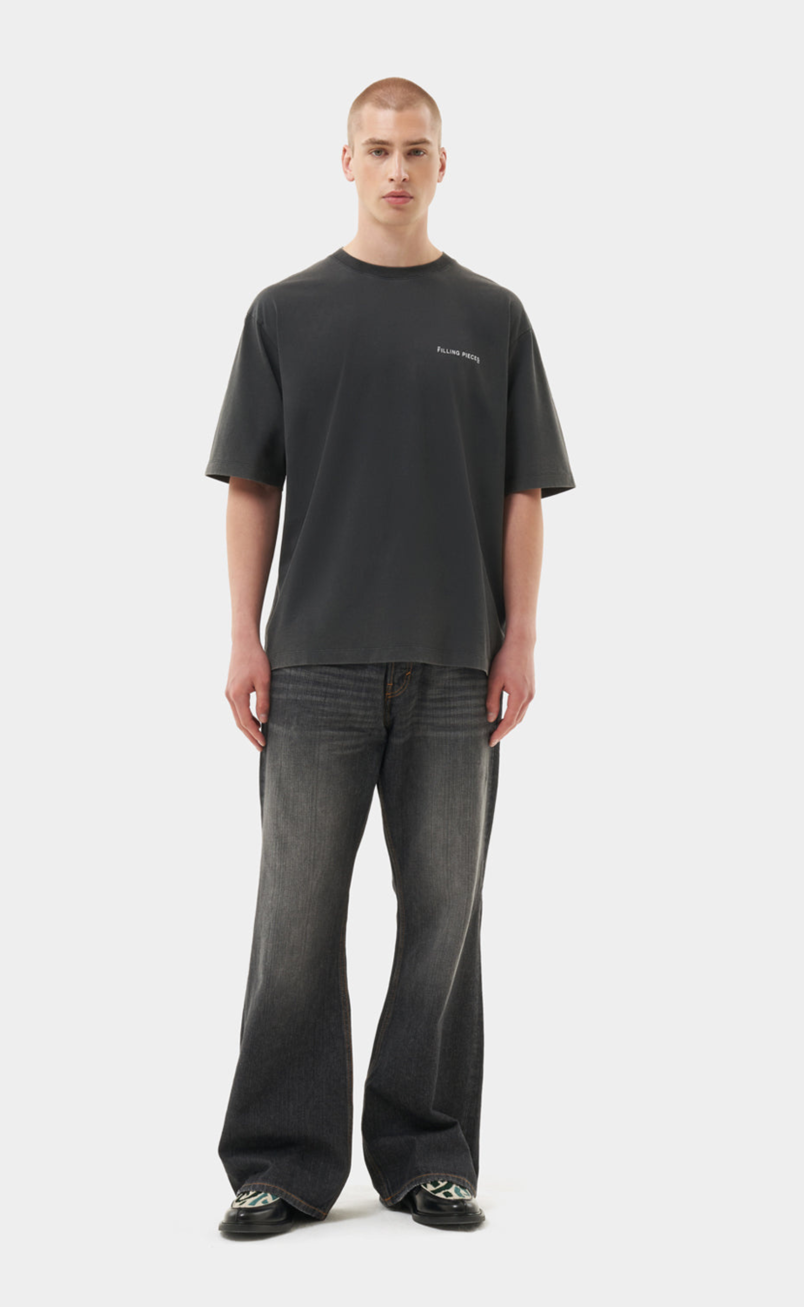 BOXY VINTAGE BLACK T-SHIRT