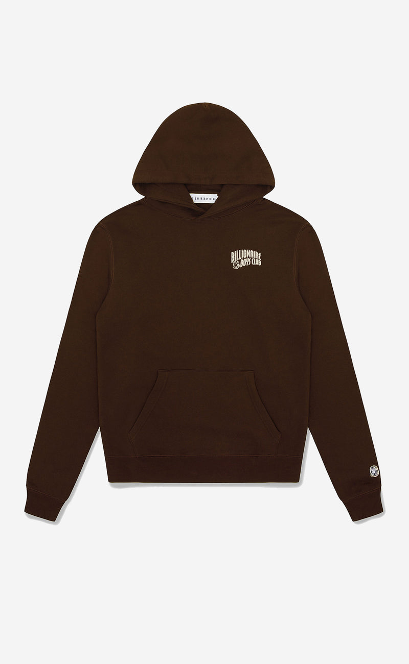 BROWN SMALL ARCH LOGO POPOVER HOOD