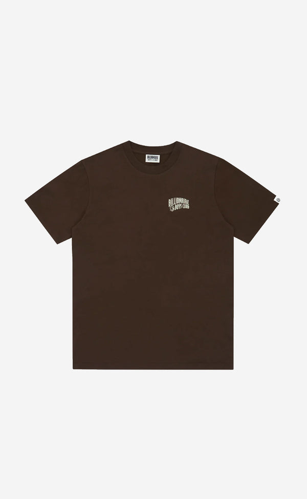 BROWN SMALL ARCH LOGO T-SHIRT