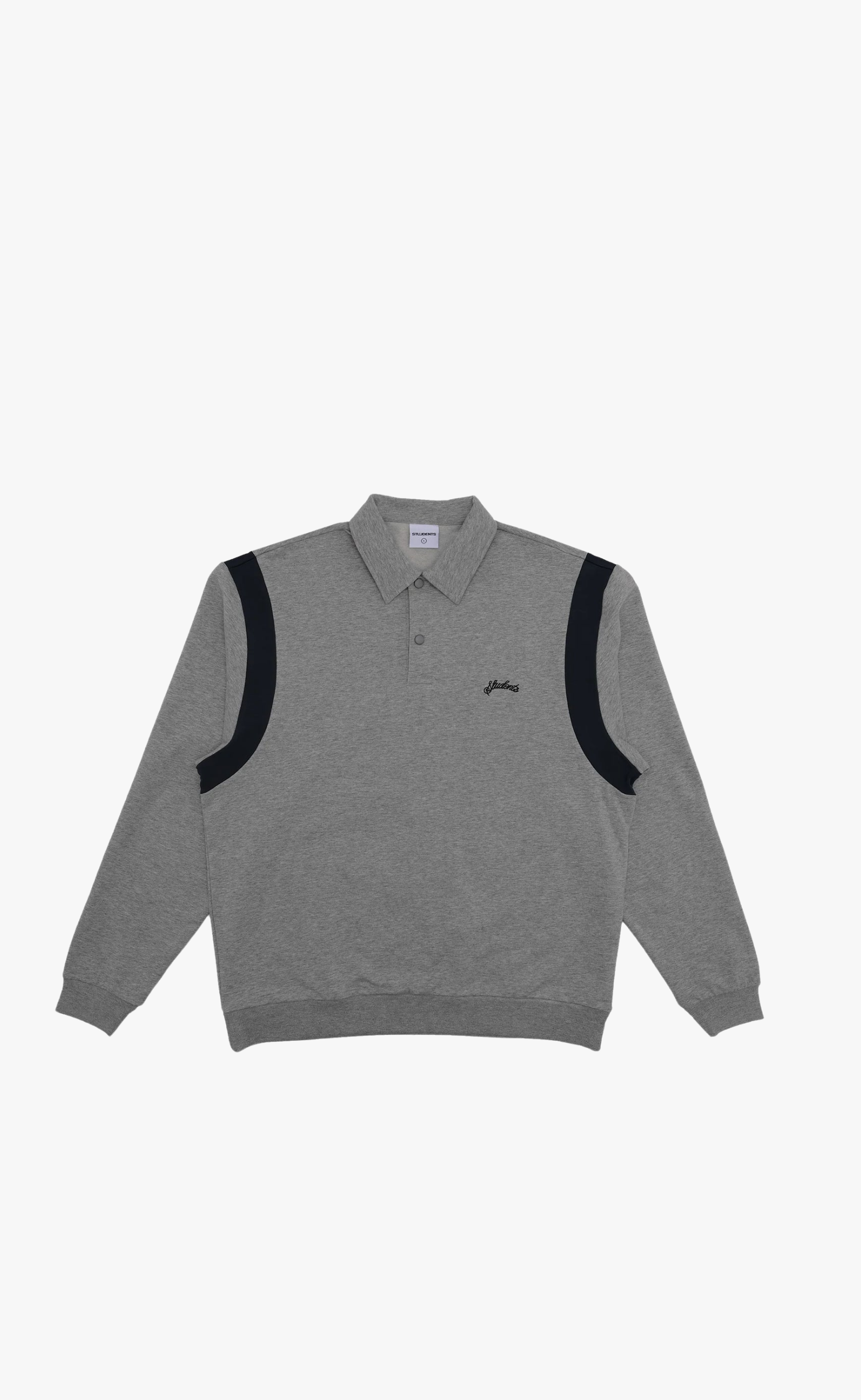 CALLUM POLO GREY LONGSLEEVE