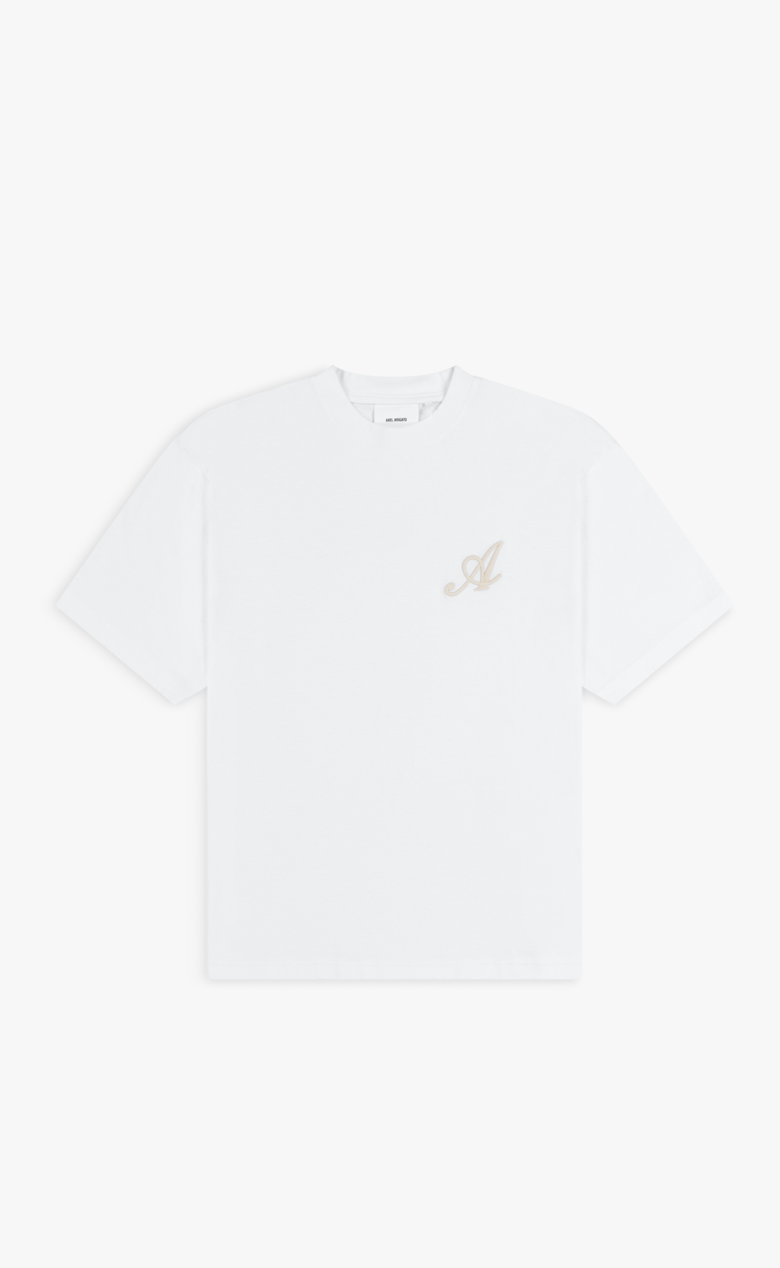 CAPITAL EMBROIDERED WHITE T-SHIRT