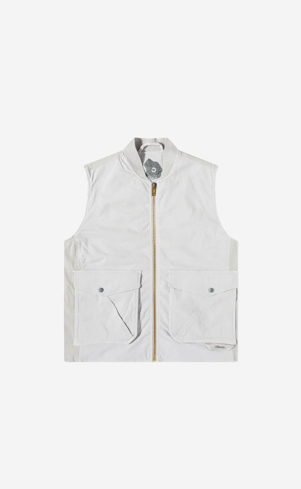 CARGO VEST PALE GREY
