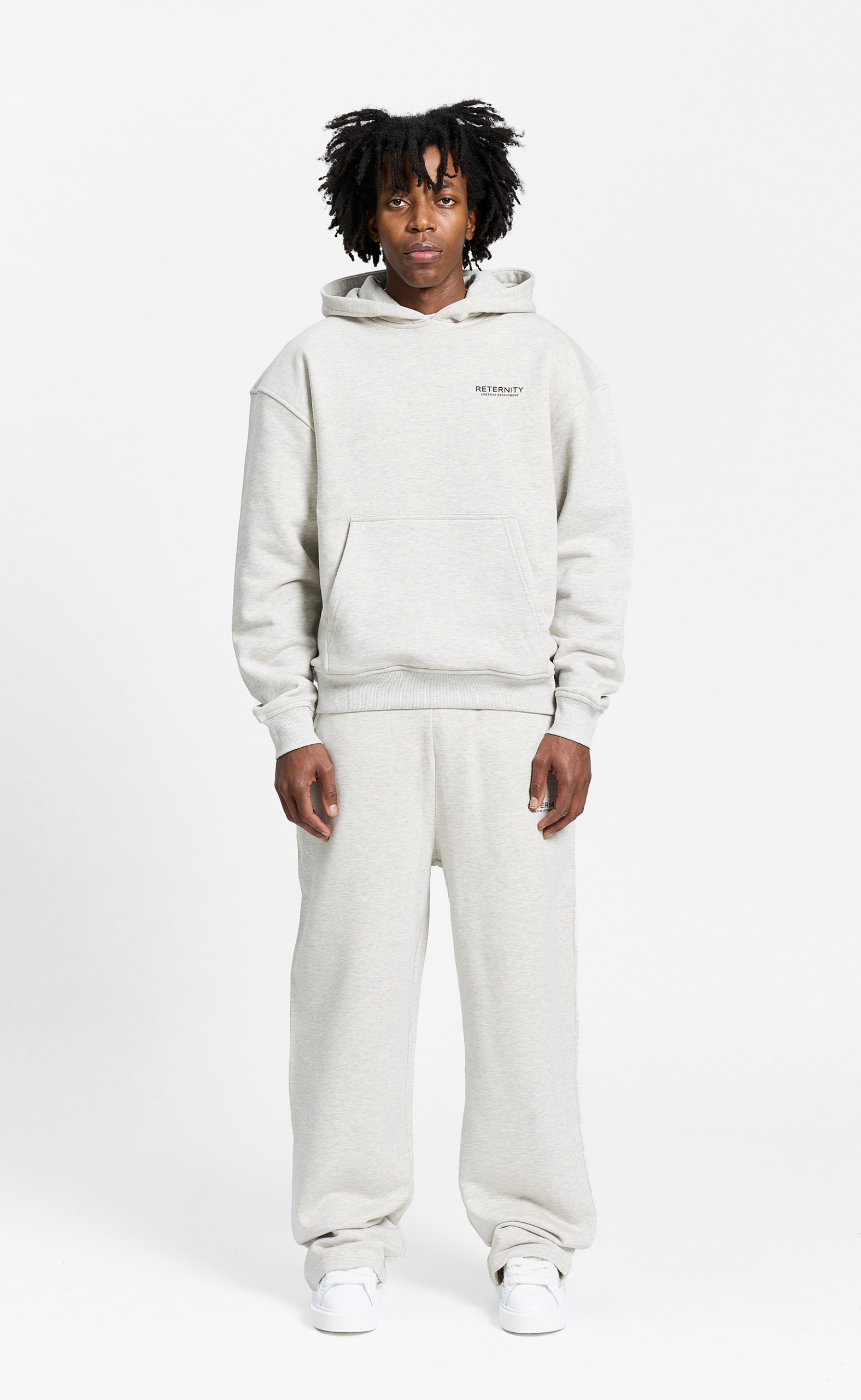 CREATIVE DEPT  MELANGE GREY SWEATPANTS