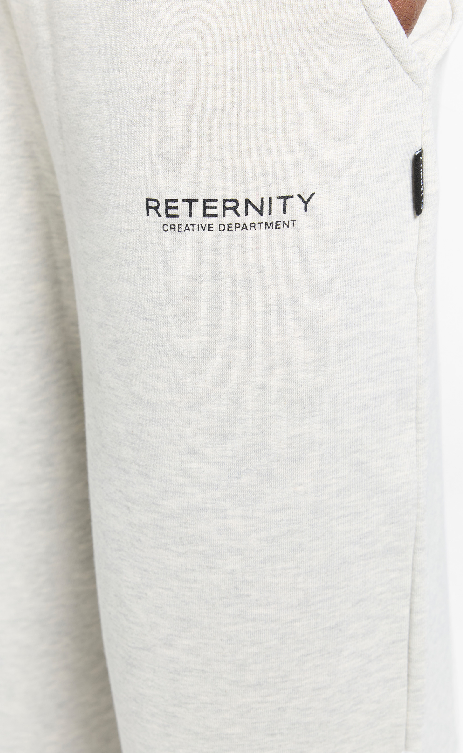 CREATIVE DEPT  MELANGE GREY SWEATPANTS