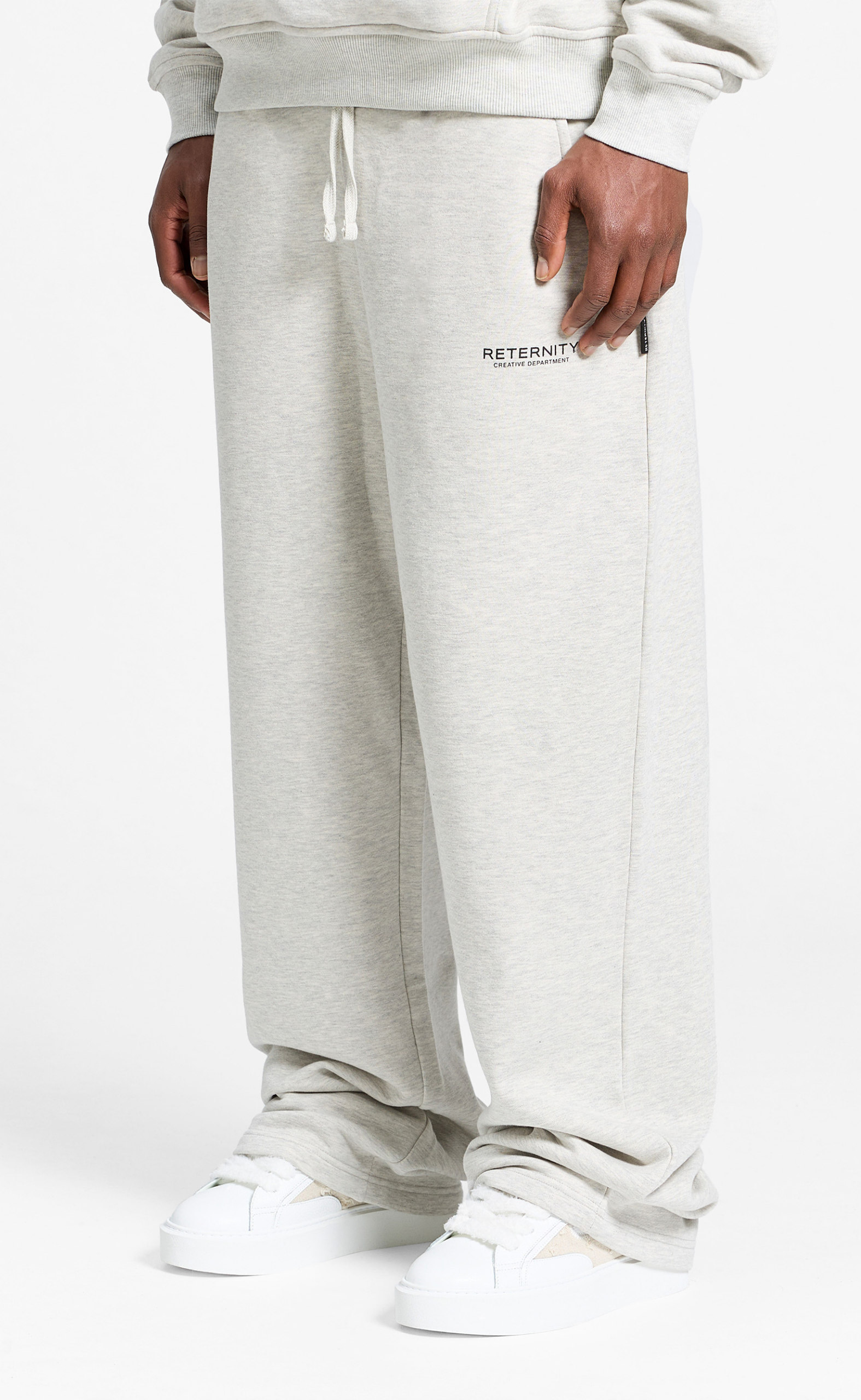 CREATIVE DEPT  MELANGE GREY SWEATPANTS