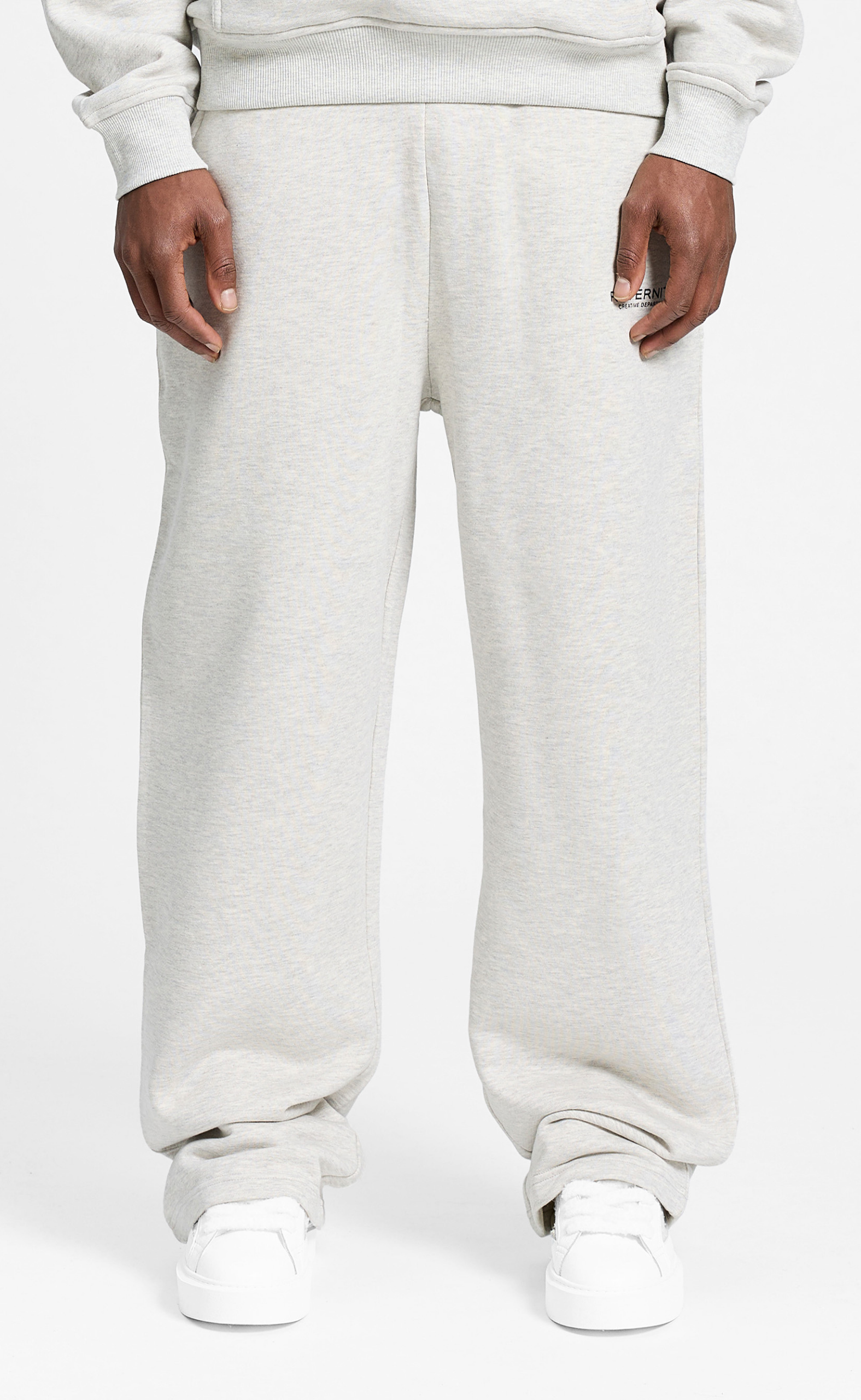CREATIVE DEPT  MELANGE GREY SWEATPANTS