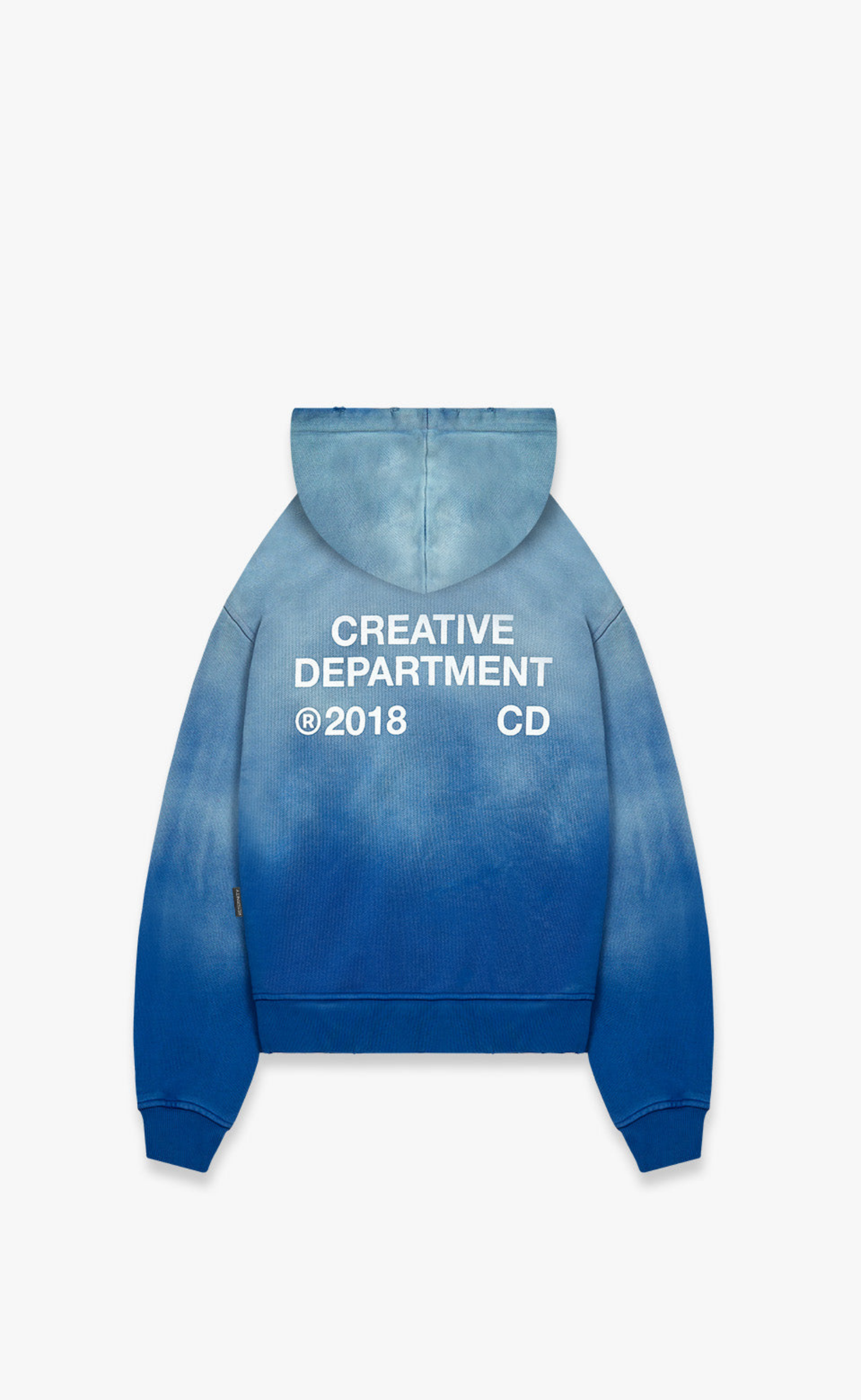 CREATIVE DPT FADED BLUE HOODIE