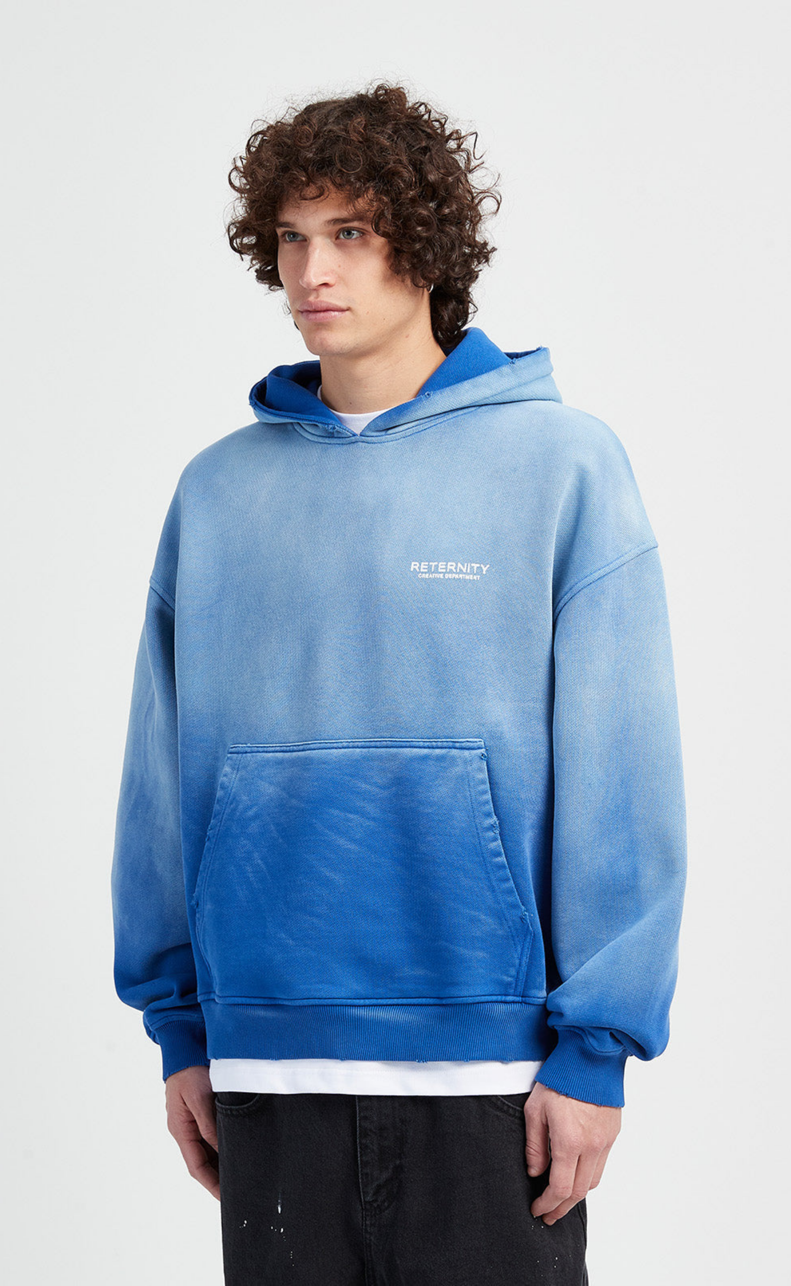 CREATIVE DPT FADED BLUE HOODIE