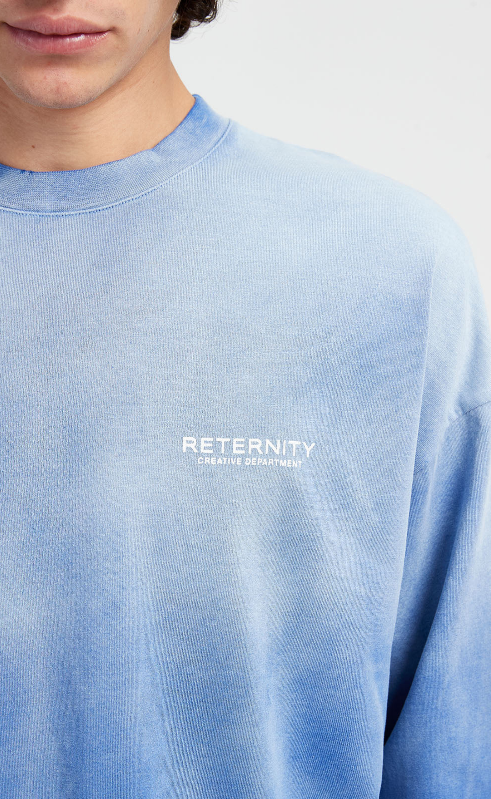 CREATIVE DPT FADED BLUE LONGSLEEVE