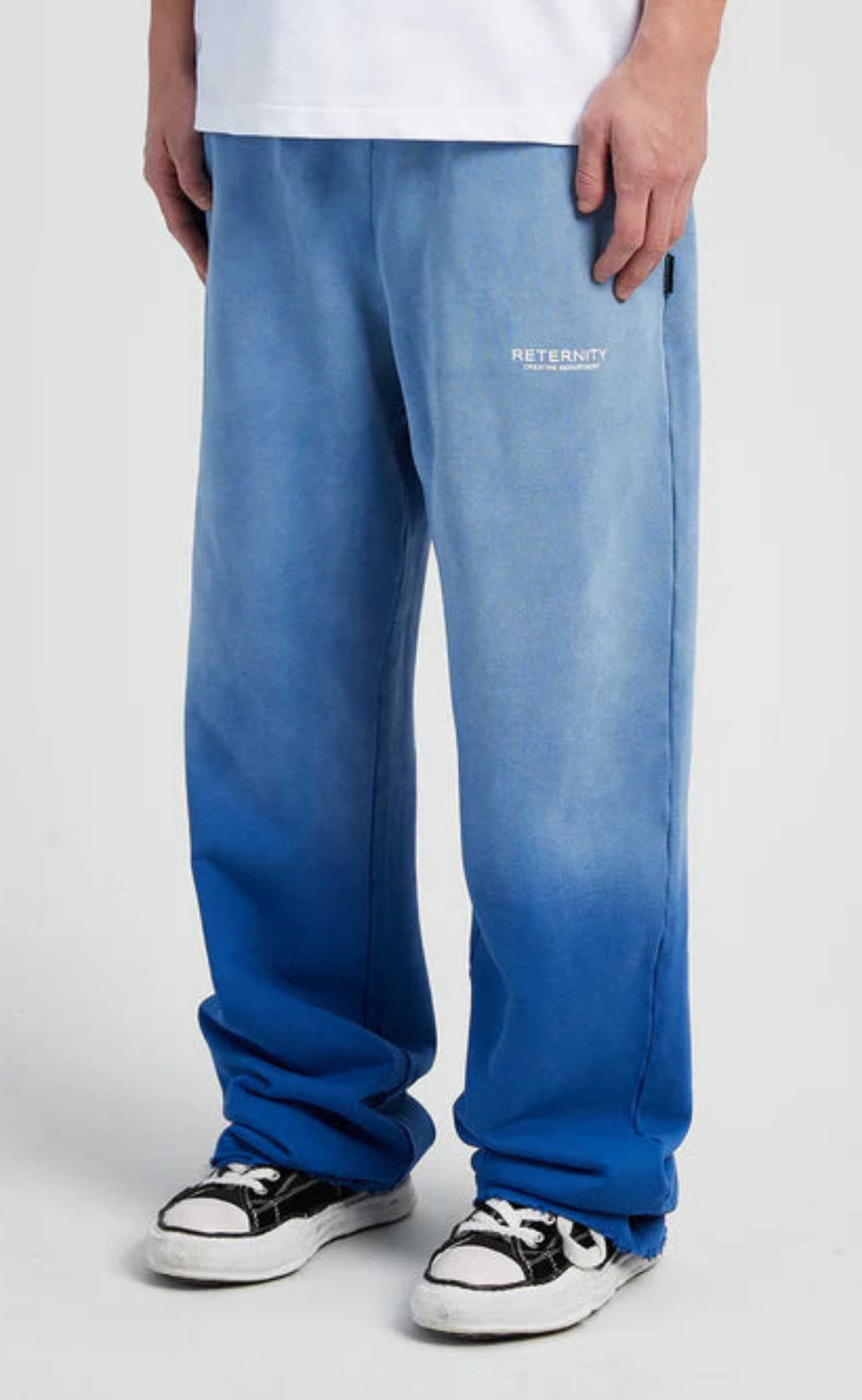 CREATIVE DPT FADED BLUE SWEATPANTS