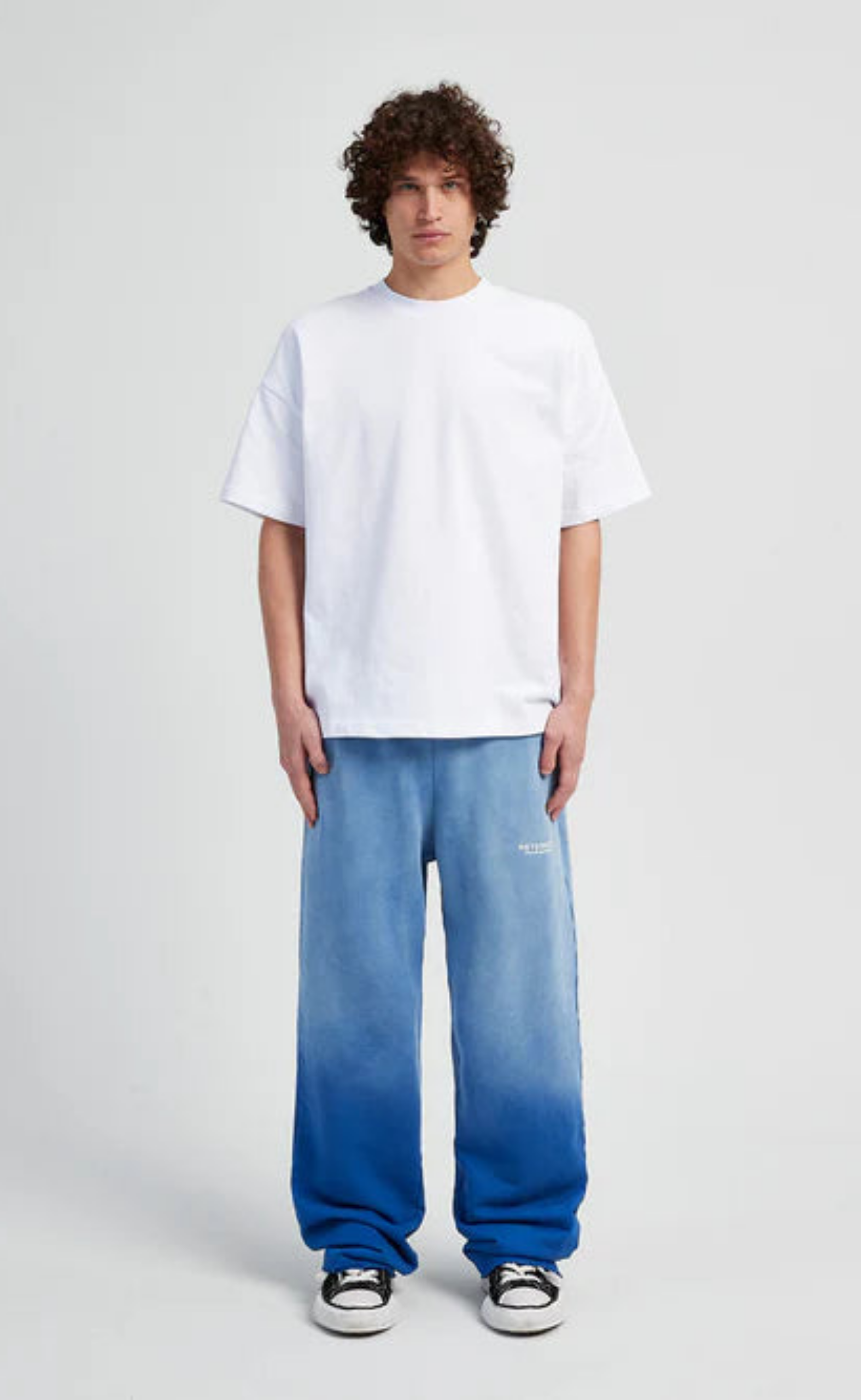 CREATIVE DPT FADED BLUE SWEATPANTS