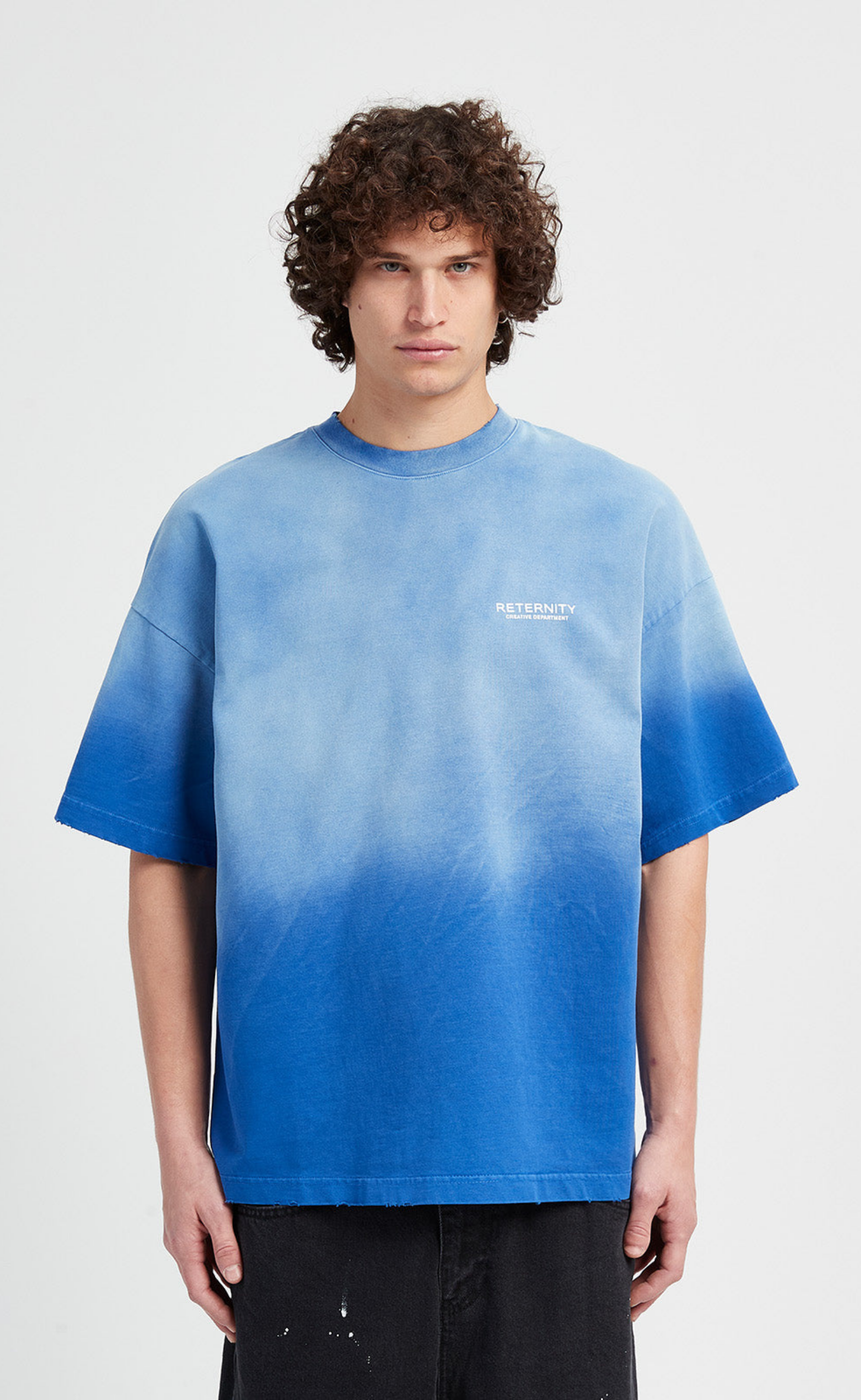 CREATIVE DPT FADED BLUE T-SHIRT