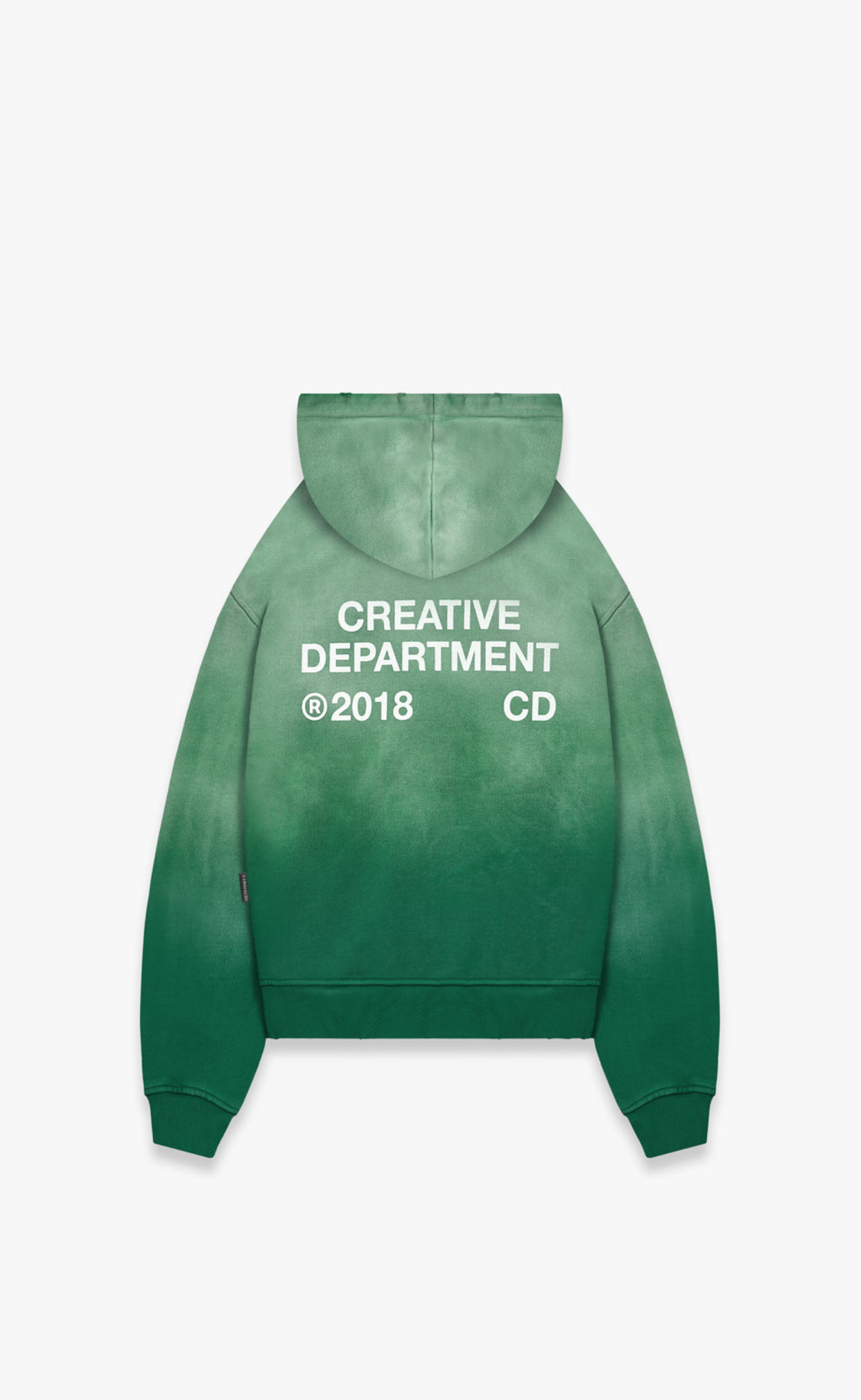 CREATIVE DPT FEDED GREEN HOODIE