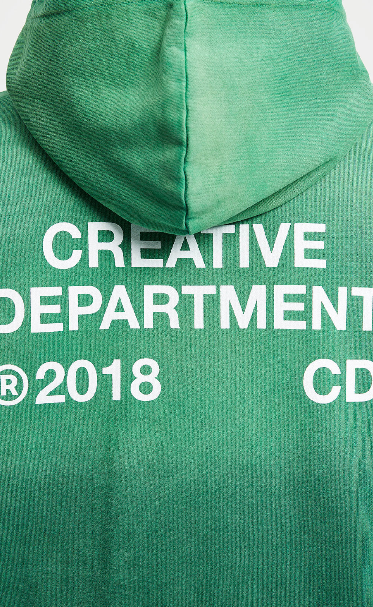 CREATIVE DPT FEDED GREEN HOODIE