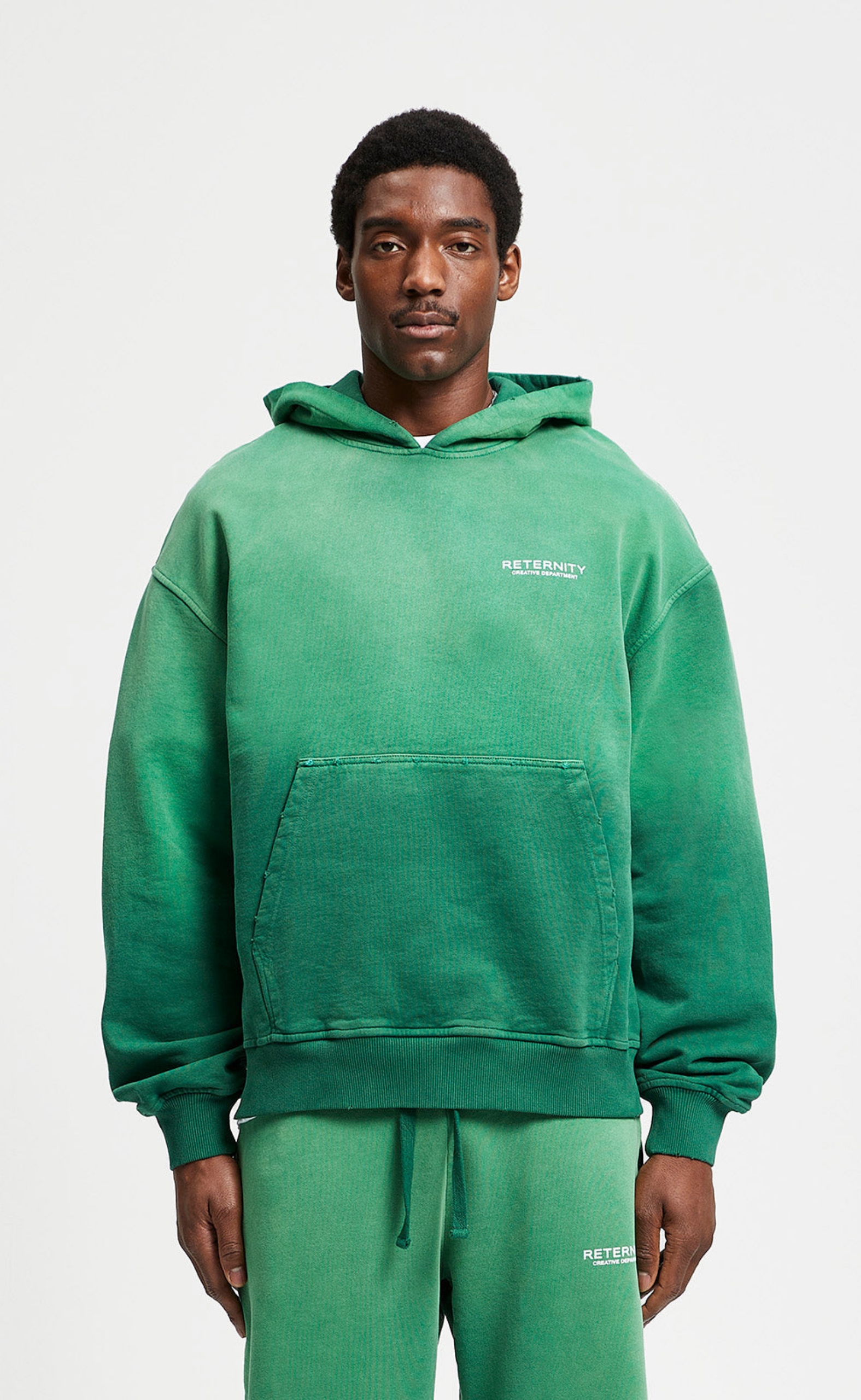 CREATIVE DPT FEDED GREEN HOODIE