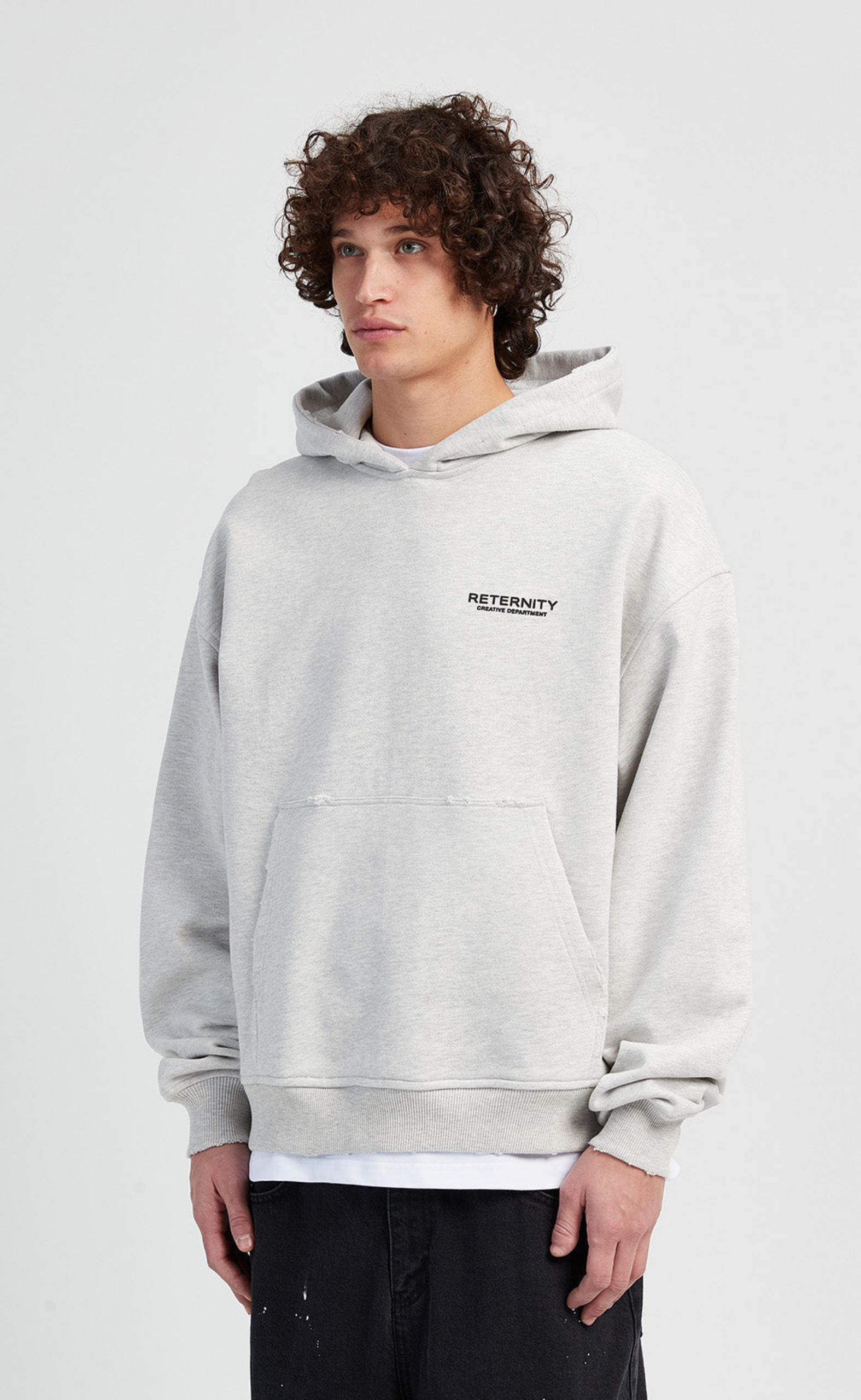 CREATIVE DPT MELANGE GREY HOODIE