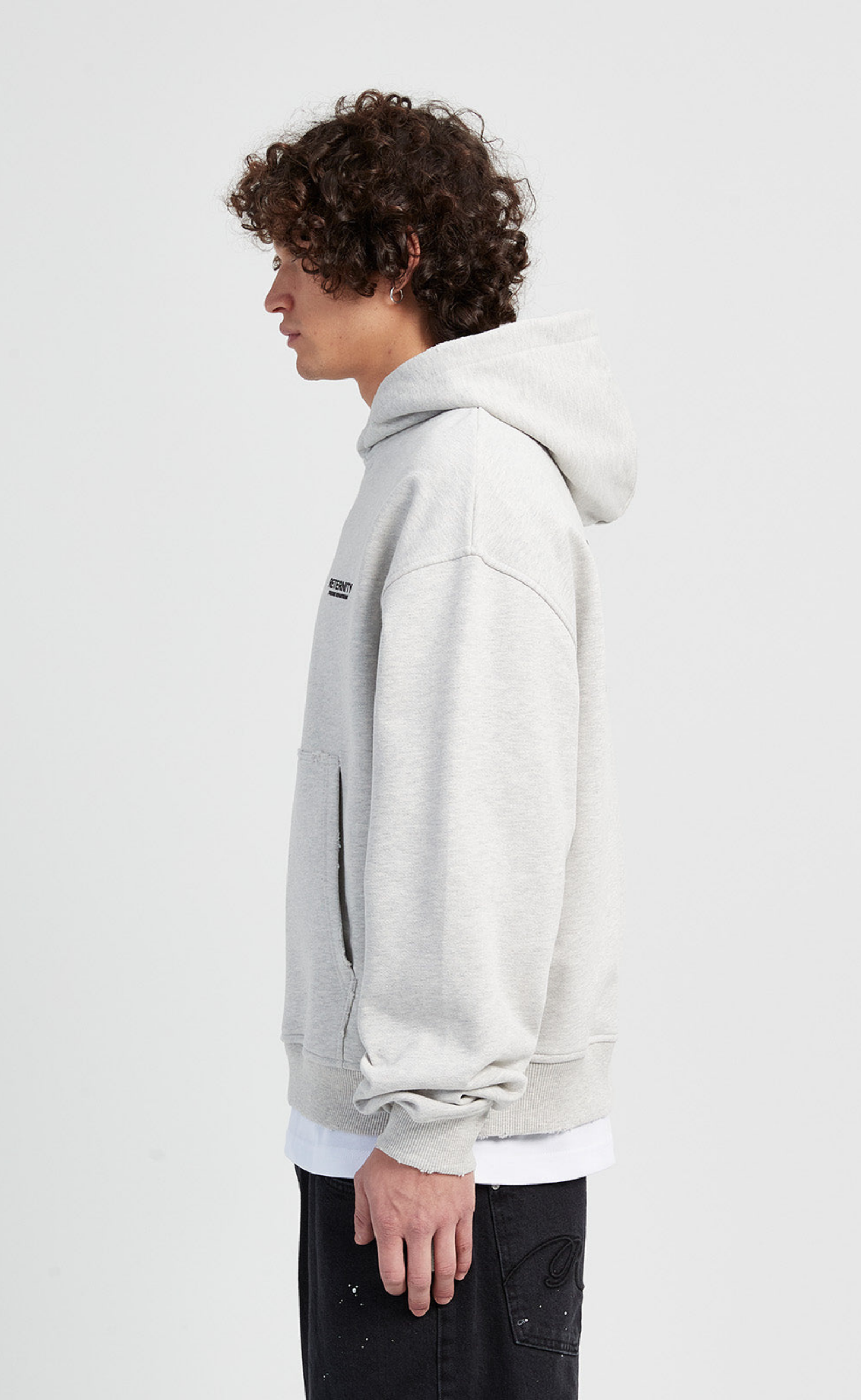 CREATIVE DPT MELANGE GREY HOODIE