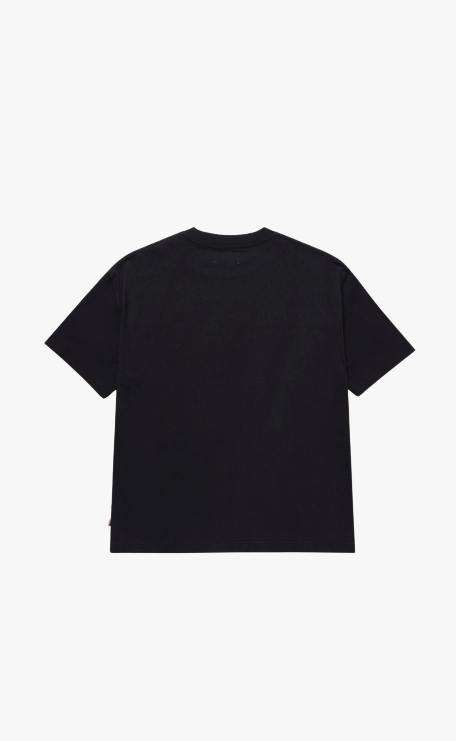 CREST LOGO BOX BLACK T-SHIRT