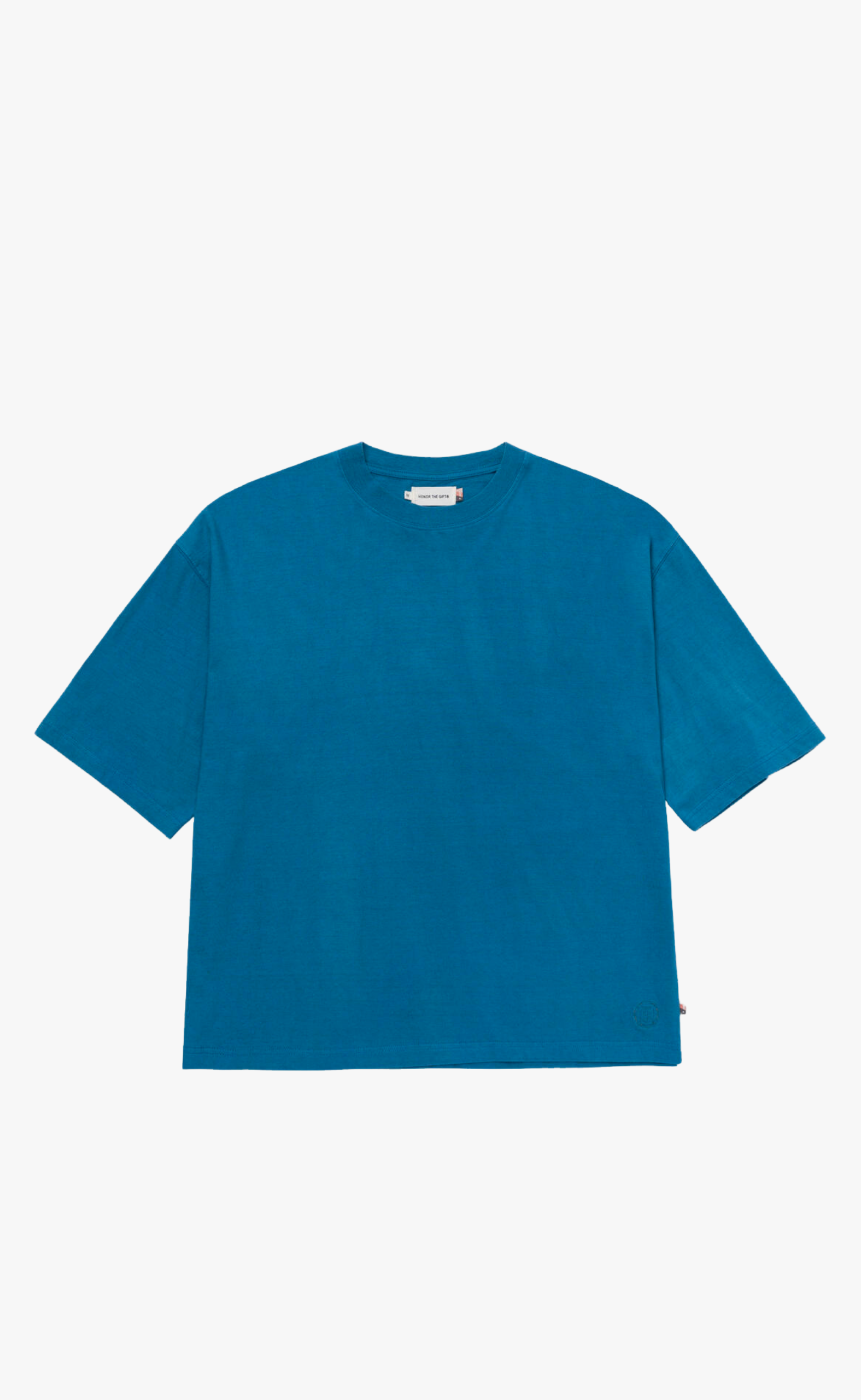 CREST LOGO BOX BLUE T-SHIRT