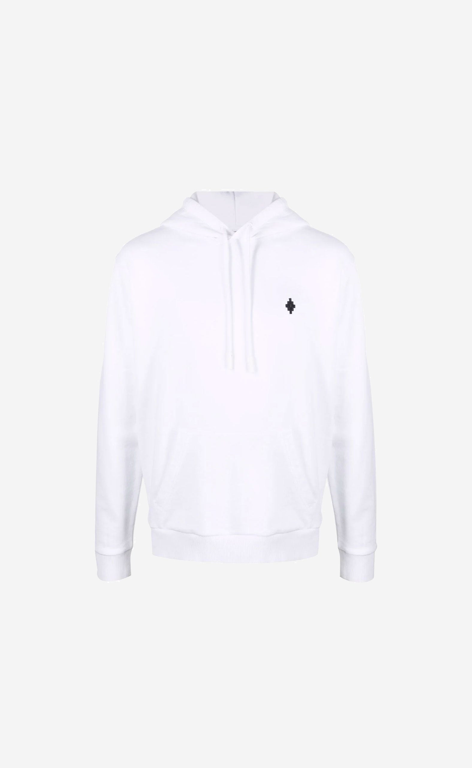 CROSS REGULAR HOODIE WHITE BLACK