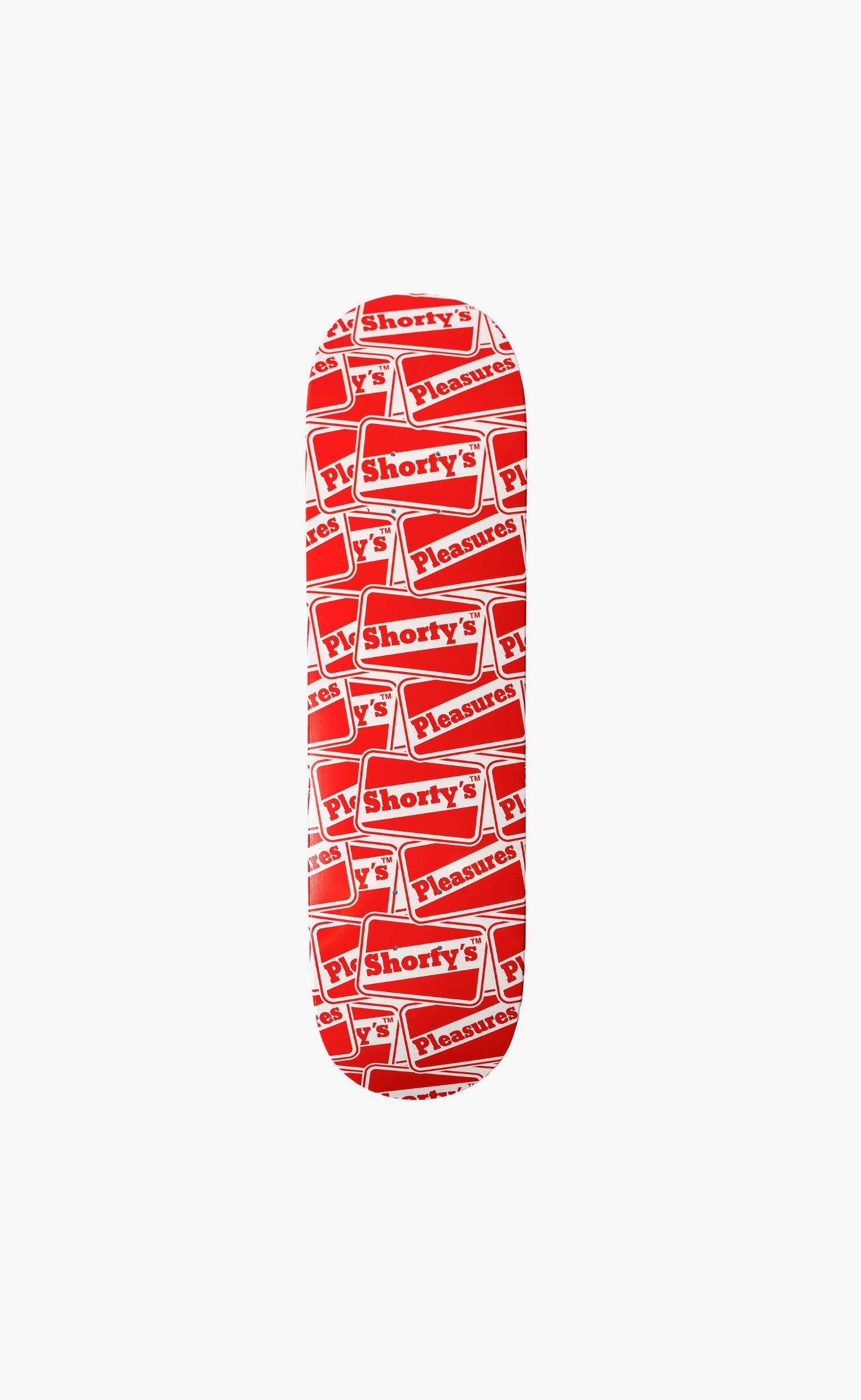 DOUBLES 8.5 RED SKATEBORD DECK