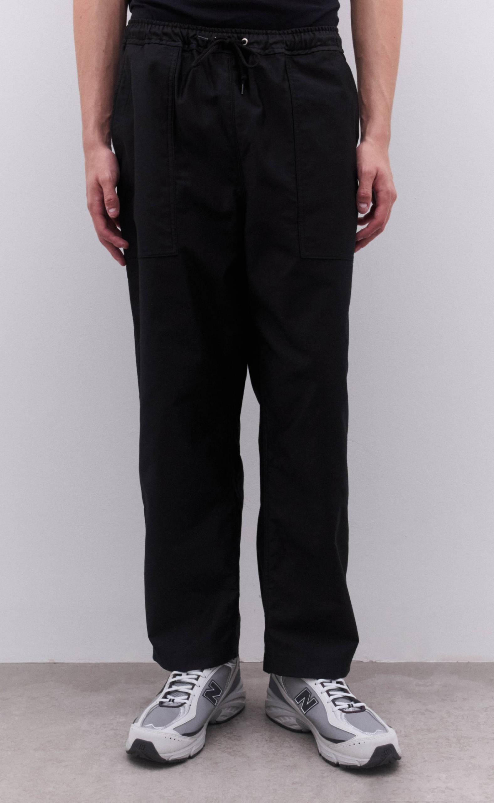 DRAWCORD BLACK PANTS