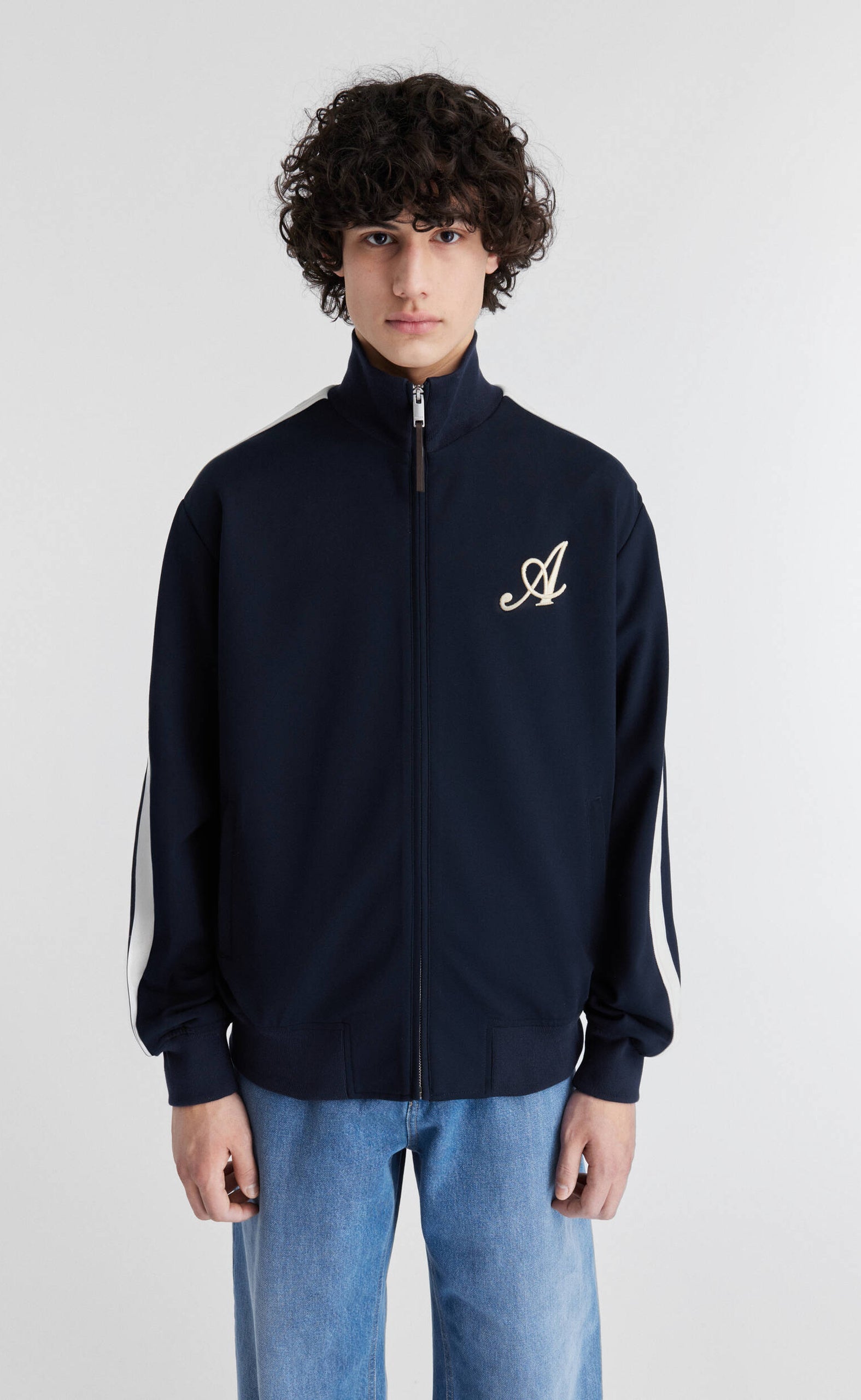 EAST TRACK NAVY HOODIE