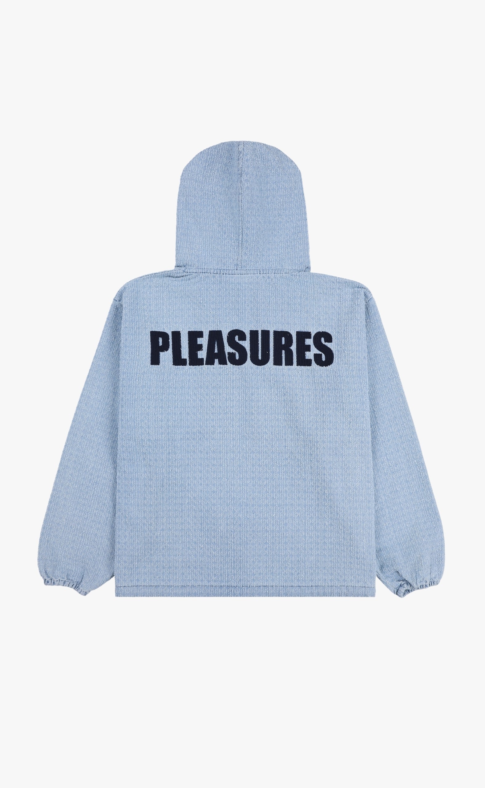 EXPAND PONCHO BLUE HOODIE