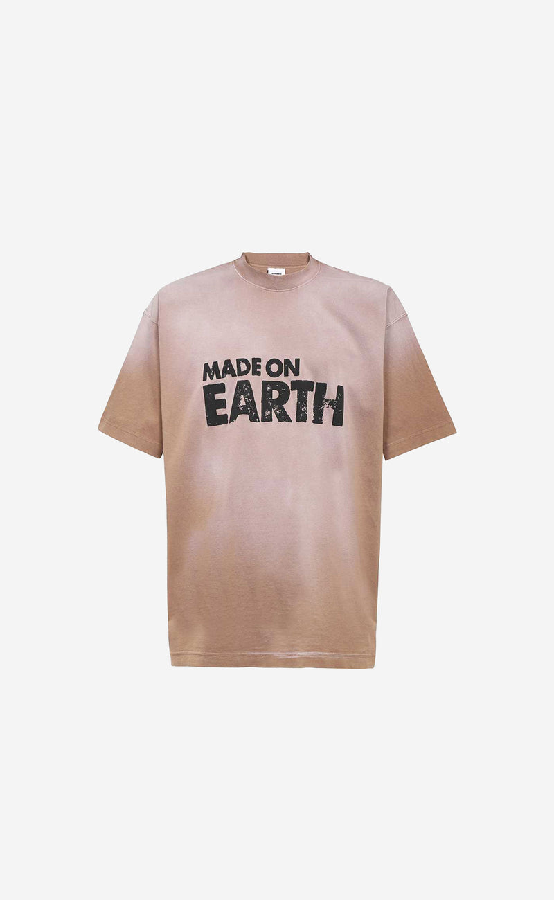 FADED BEIGE MADE ON EARTH T-SHIRT