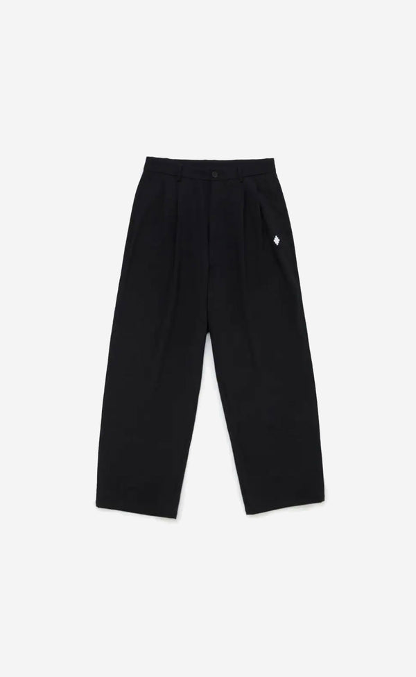 FEATHER OVER TAILOR PANTS BLACK MULTICOL