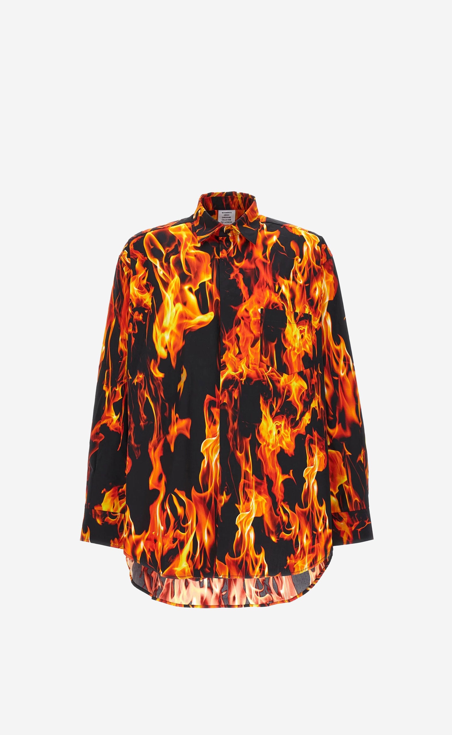 FIRE PRINT FIRE SHIRT